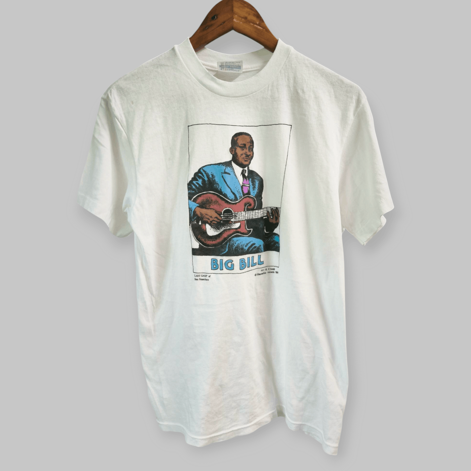 Arts & Science 80s Blues Musician Big Bill R.Crumbs Last Gasp Book Tee Size US M / EU 48-50 / 2 - 3 Thumbnail