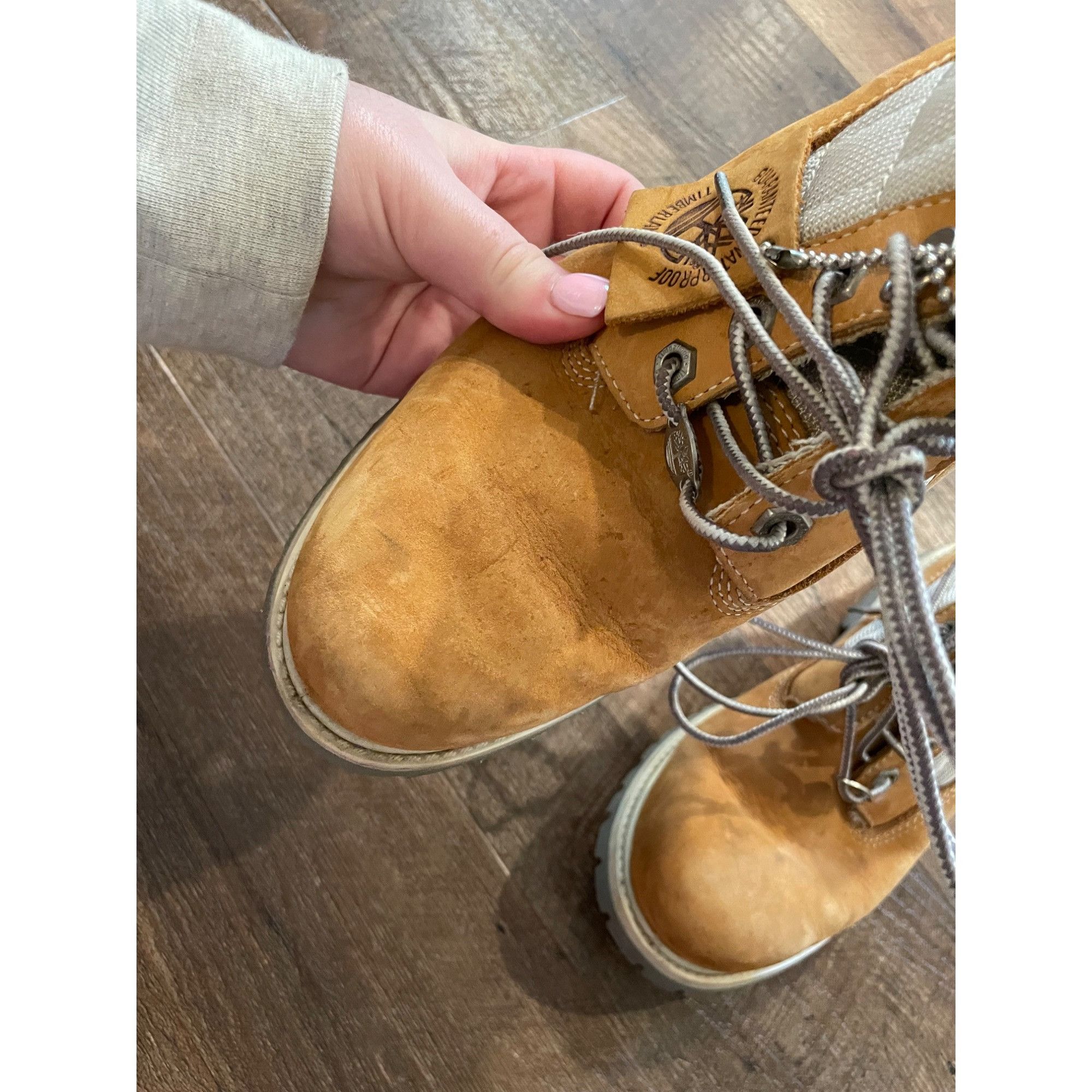 Timberland Timberland Quilted Ankle Boots Brown Nubuck Leather 16371-91 Size US 8 / IT 38 - 4 Thumbnail