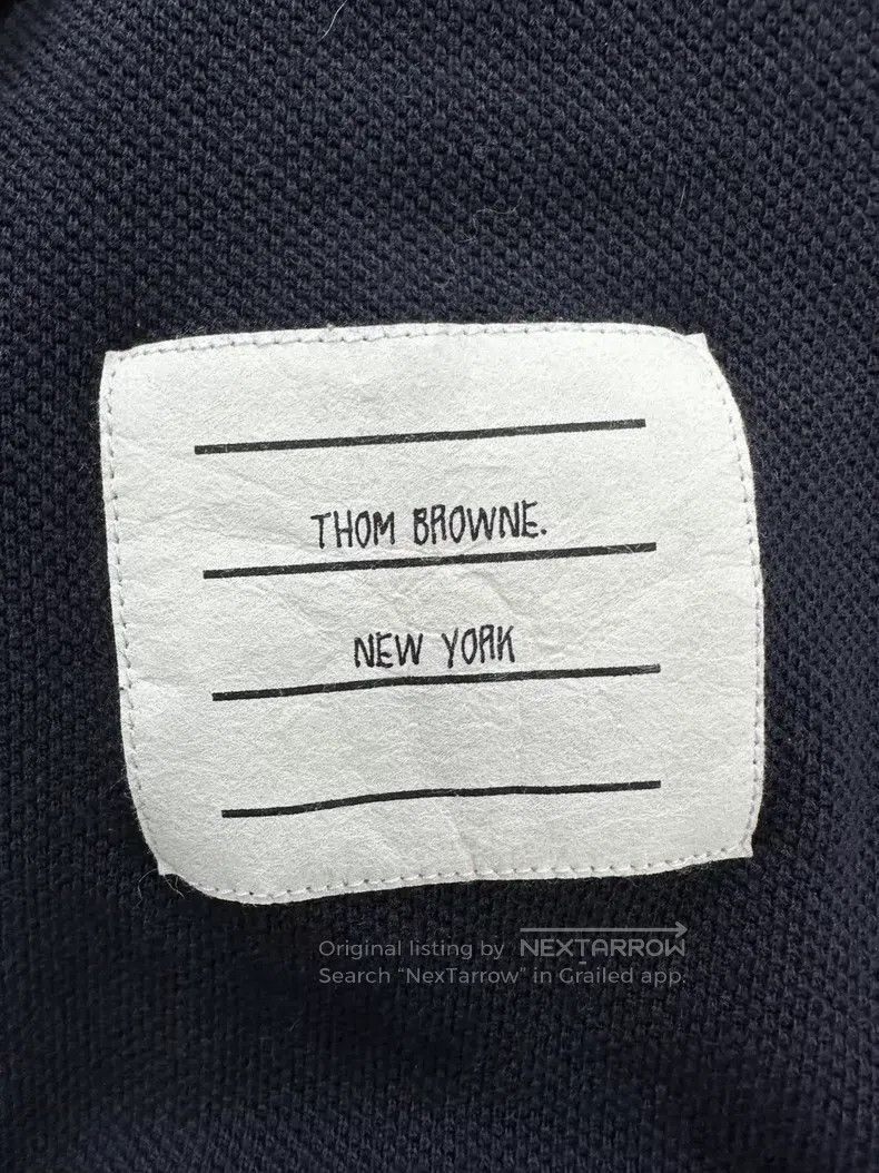 Thom Browne Thom Browne Navy Blue Back Color-blocked Dress Size XS / US 0-2 / IT 36-38 - 5 Thumbnail