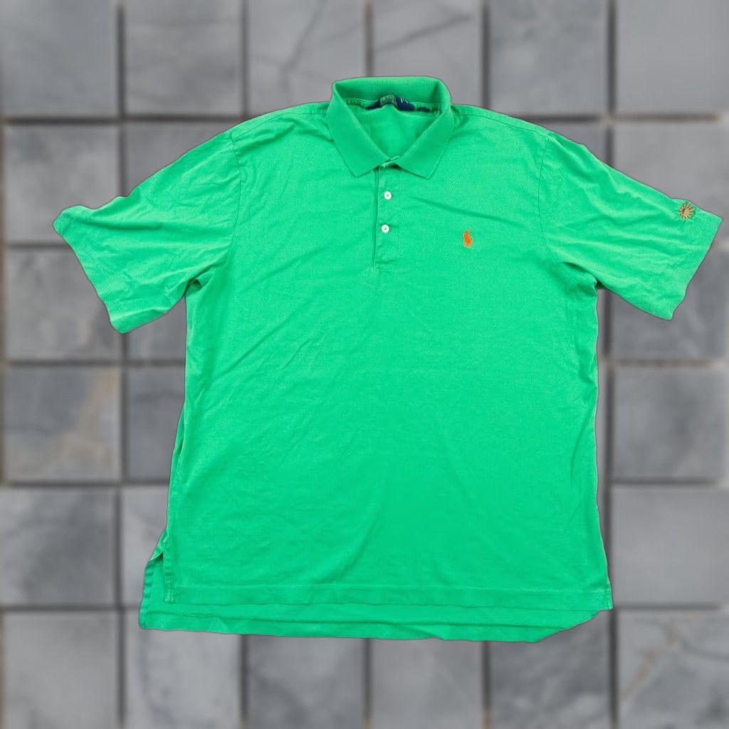 Polo Ralph Lauren Polo Ralph Lauren Polo Shirt Mens Large Green Short Sleeve Collared Preppy Size US L / EU 52-54 / 3 - 1 Thumbnail
