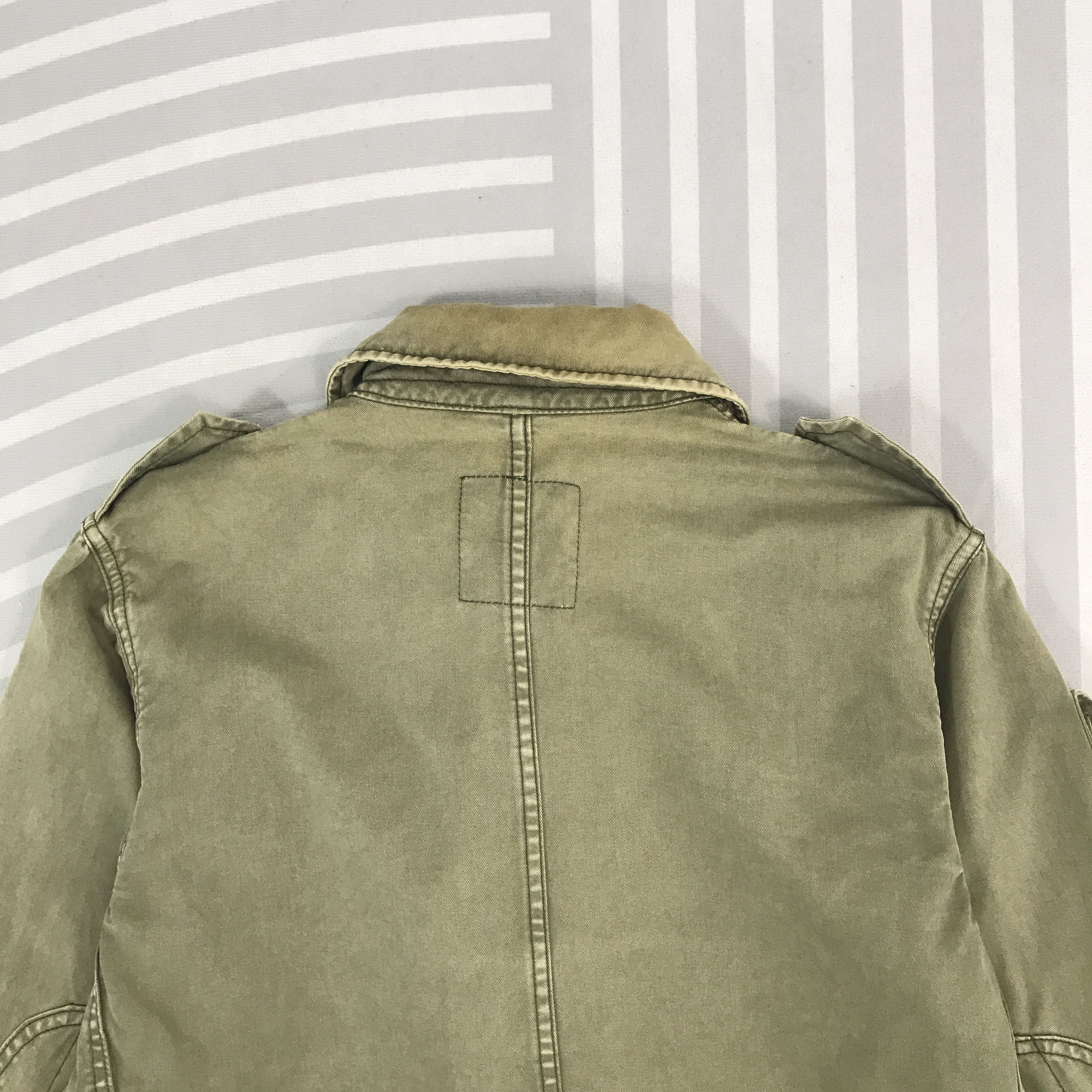 Japanese Brand × Vintage Vintage Back Number Military style Faded Jacket Size US S / EU 44-46 / 1 - 4 Thumbnail