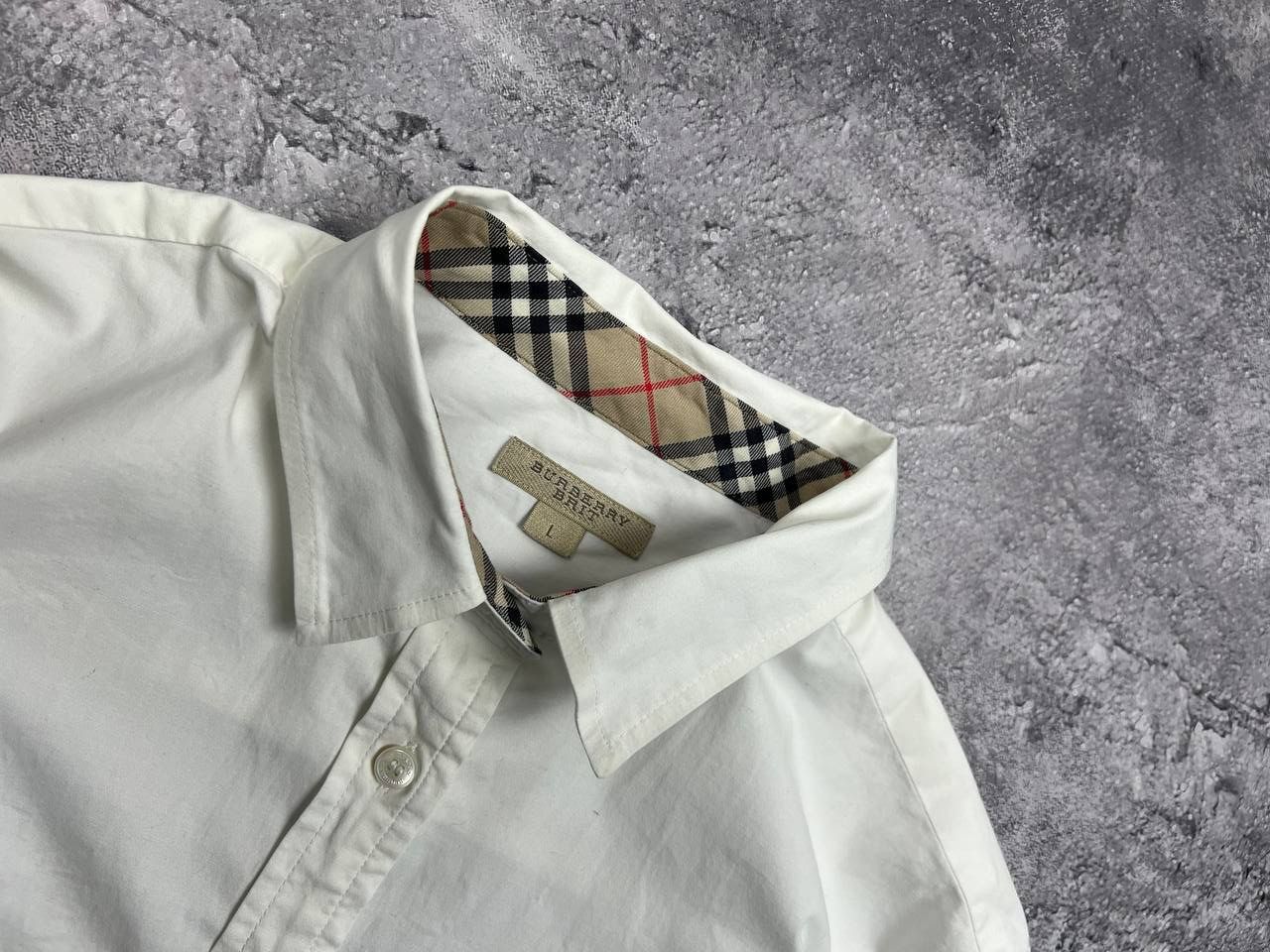 Burberry Vintage Burberry shirt Nova Check Button Ups Luxury Size L / US 10 / IT 46 - 2 Thumbnail