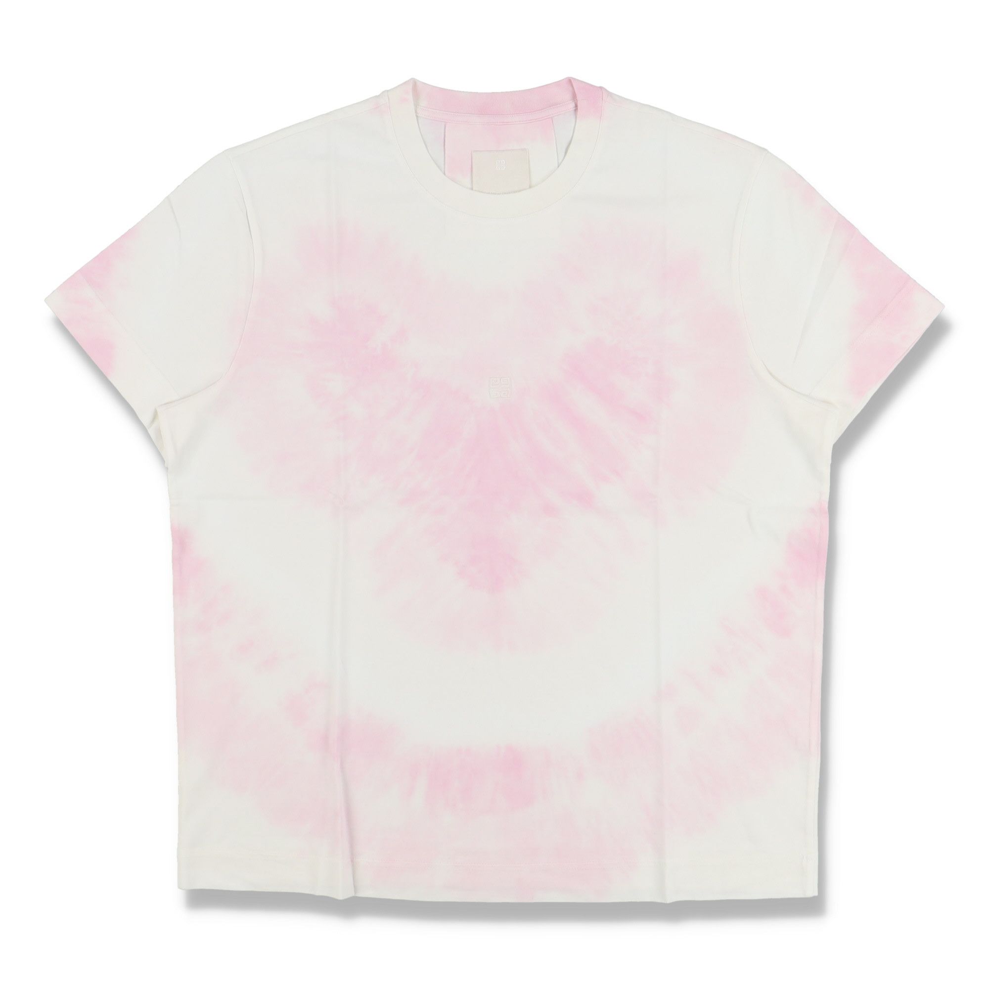 Givenchy Pink Heart Tie Dye Embroidered Logo T-Shirt Size US XXS / EU 40 - 1 Thumbnail