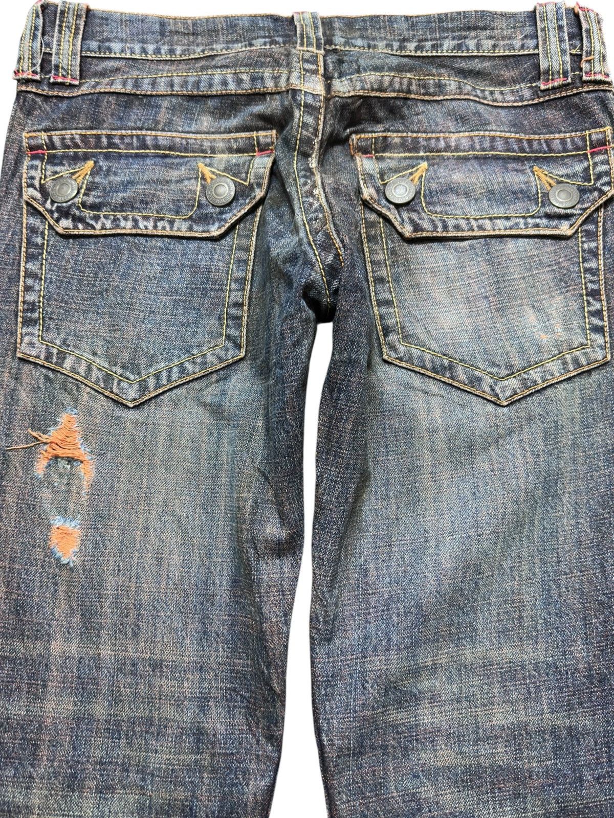 PPFM Vintage PPFM Flare Bootcut Grunge Distressed Denim Size US 32 / EU 48 - 7 Thumbnail