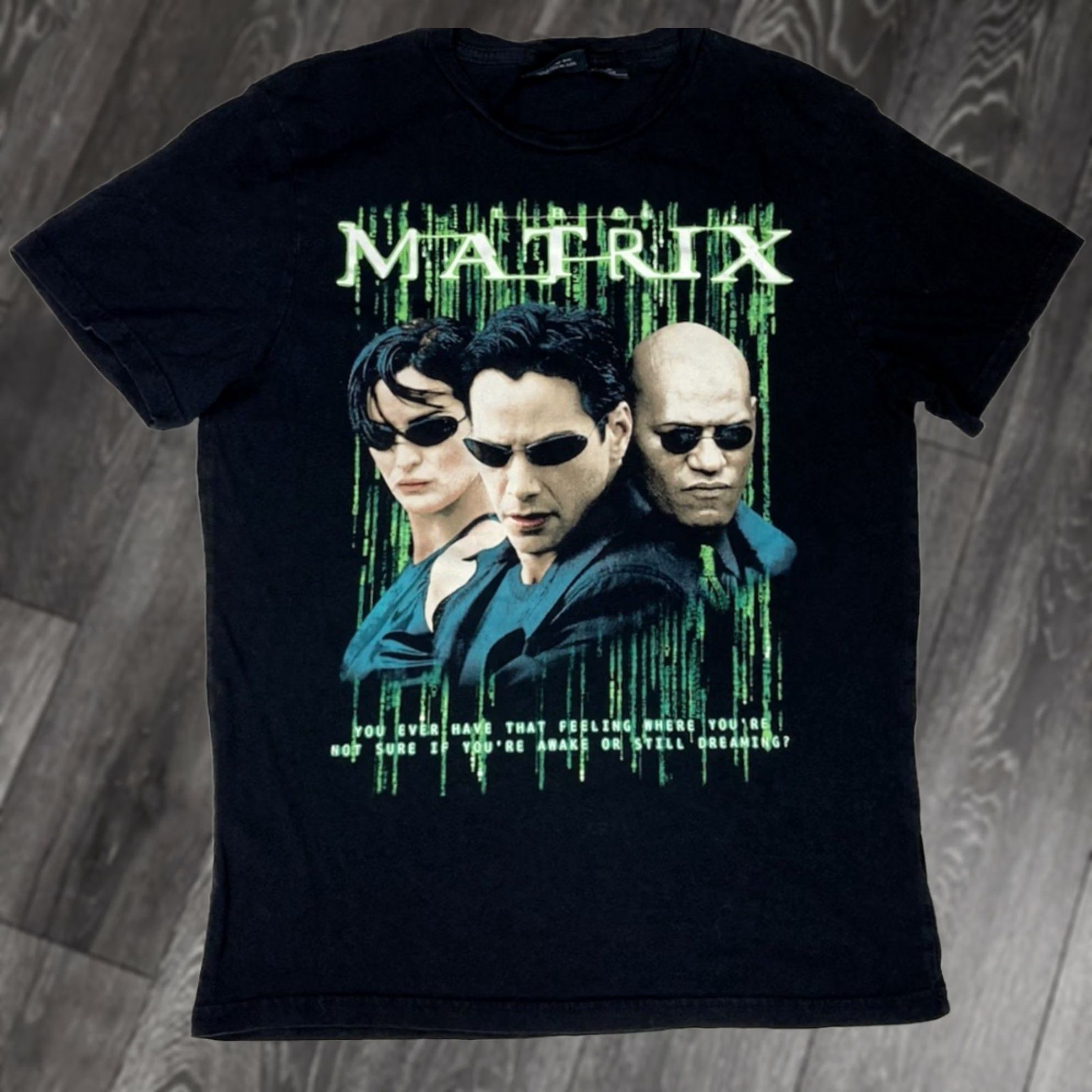 Vintage VINTAGE The Matrix Graphic T-shirt Women Medium Black Short Sleeve Movie Size M / US 6-8 / IT 42-44 - 1 Thumbnail