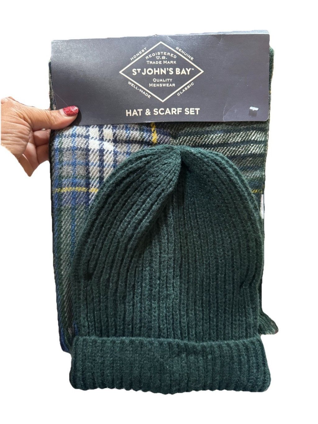 St. Johns Bay St. John's Bay Hat and Scarf Set Size ONE SIZE - 1 Thumbnail