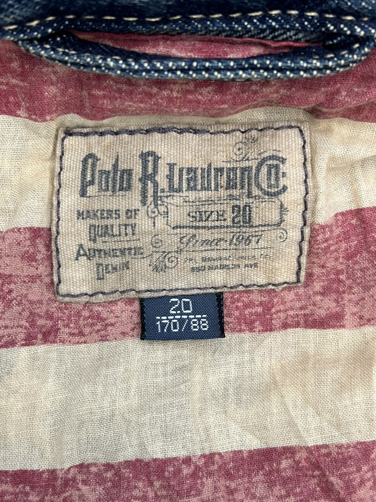 Polo Ralph Lauren Polo Ralph Lauren Distressed American 🇺🇸 Denim Trucker Jacket Size US M / EU 48-50 / 2 - 9 Thumbnail