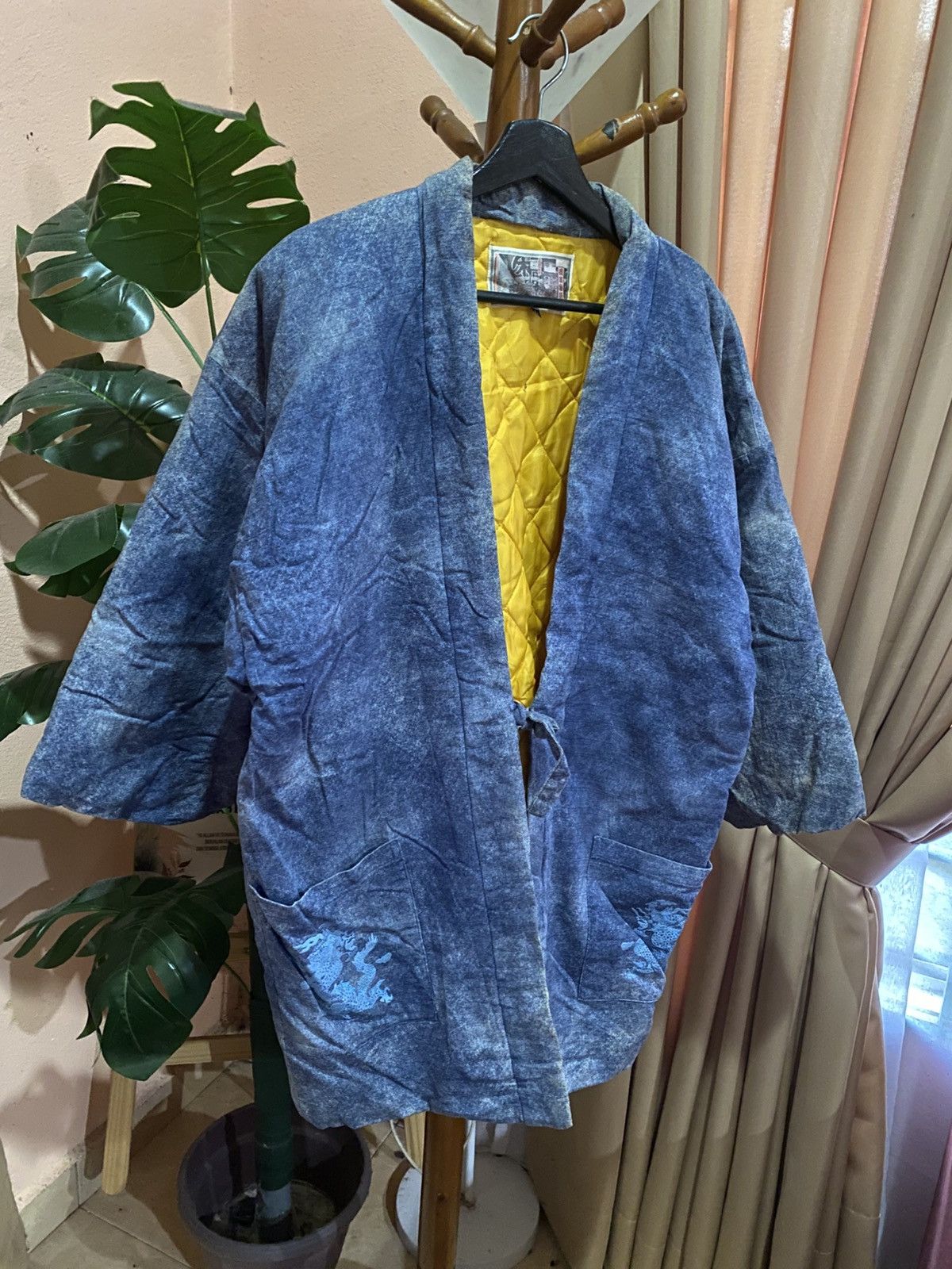 Vintage VINTAGE HANTEN KIMONO DRAGON MOTIVE MADE IN JAPAN Size US L / EU 52-54 / 3 - 6 Thumbnail