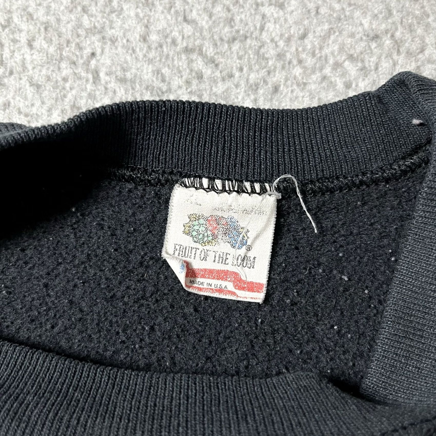 Fruit Of The Loom VINTAGE San Francisco Sweatshirt Mens XL California USA 90s Crewneck Graphic Print Black Size US XL / EU 56 / 4 - 5 Thumbnail