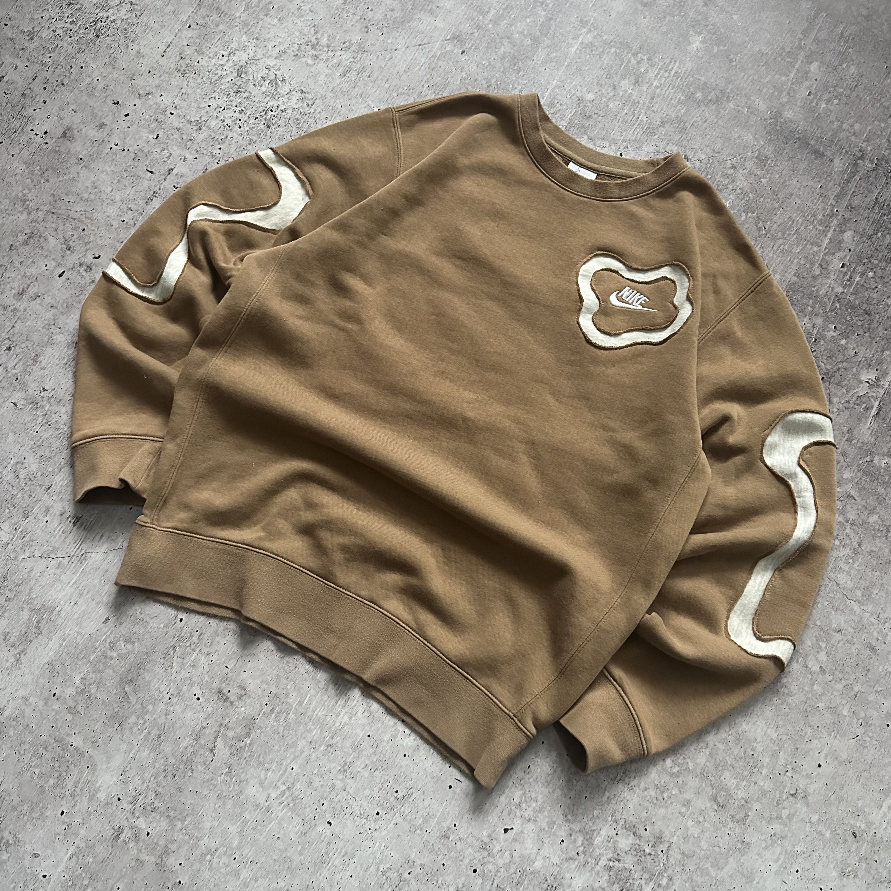 Nike Nike 1of1 Custom Big Swoosh Logo Boxy Vintage Sweatshirt Size US S / EU 44-46 / 1 - 3 Thumbnail