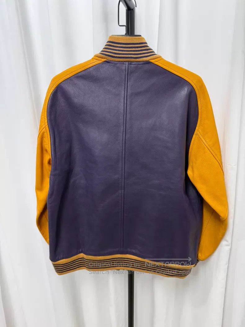 Needles Needles Butterfly Embroidered Leather Jacket Size US L / EU 52-54 / 3 - 7 Thumbnail
