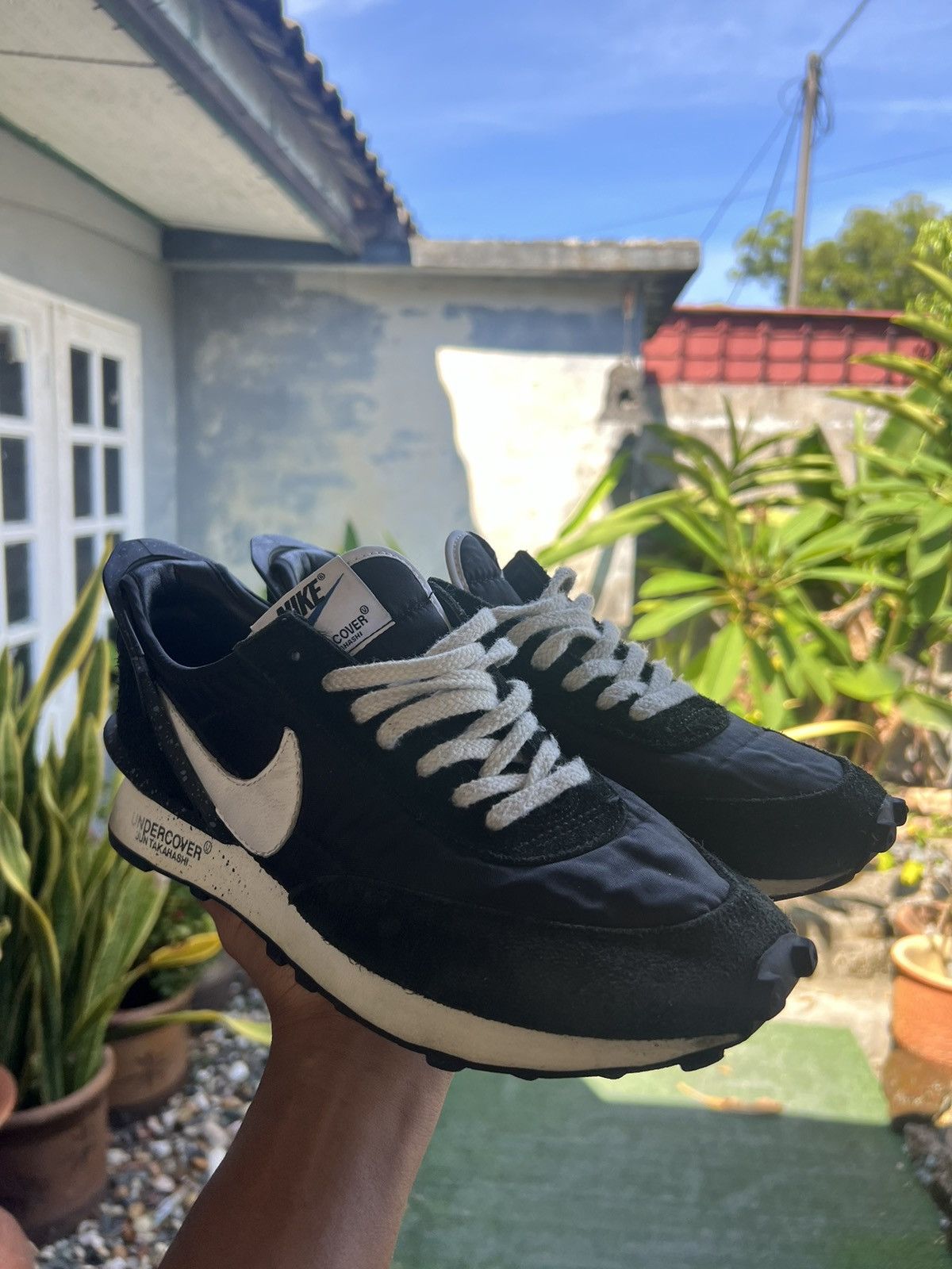 image of Jun Takahashi Undecover Sneaker in Black, Men's (Size 7)