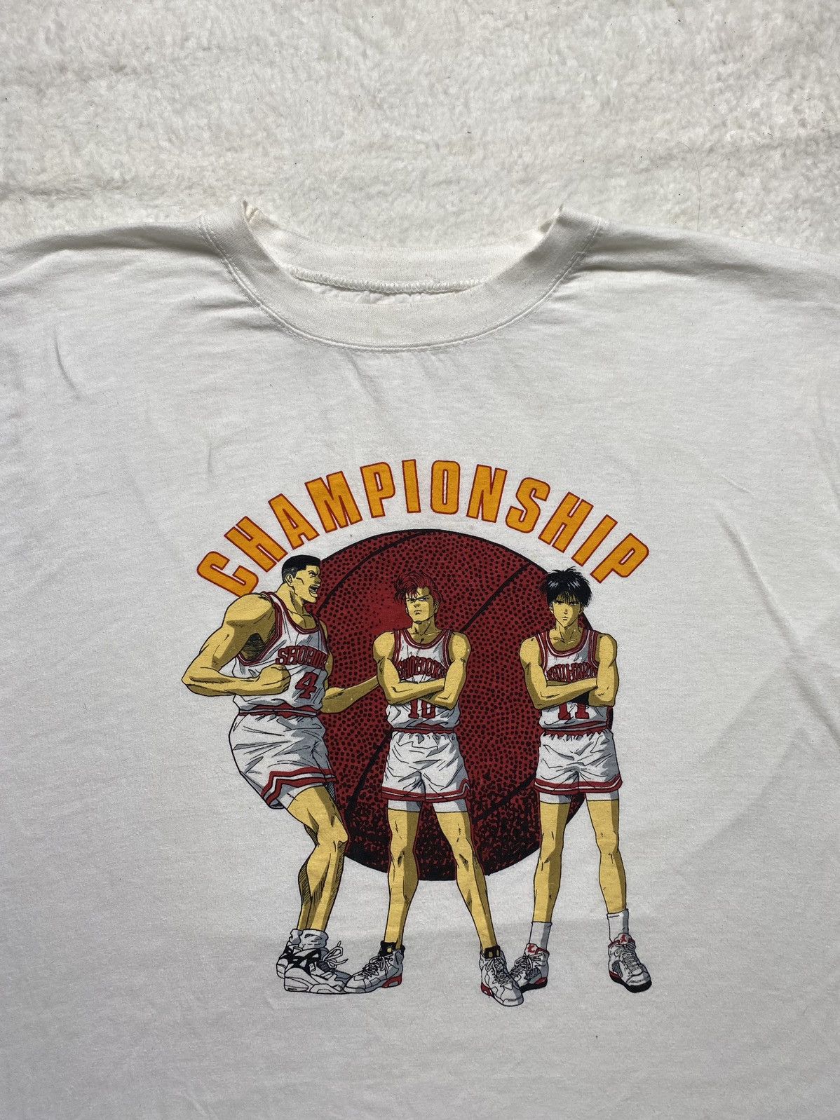 Japanese Brand Vintage Slamdunk Shohoku Anime Cartoon Movie Size US M / EU 48-50 / 2 - 1 Thumbnail