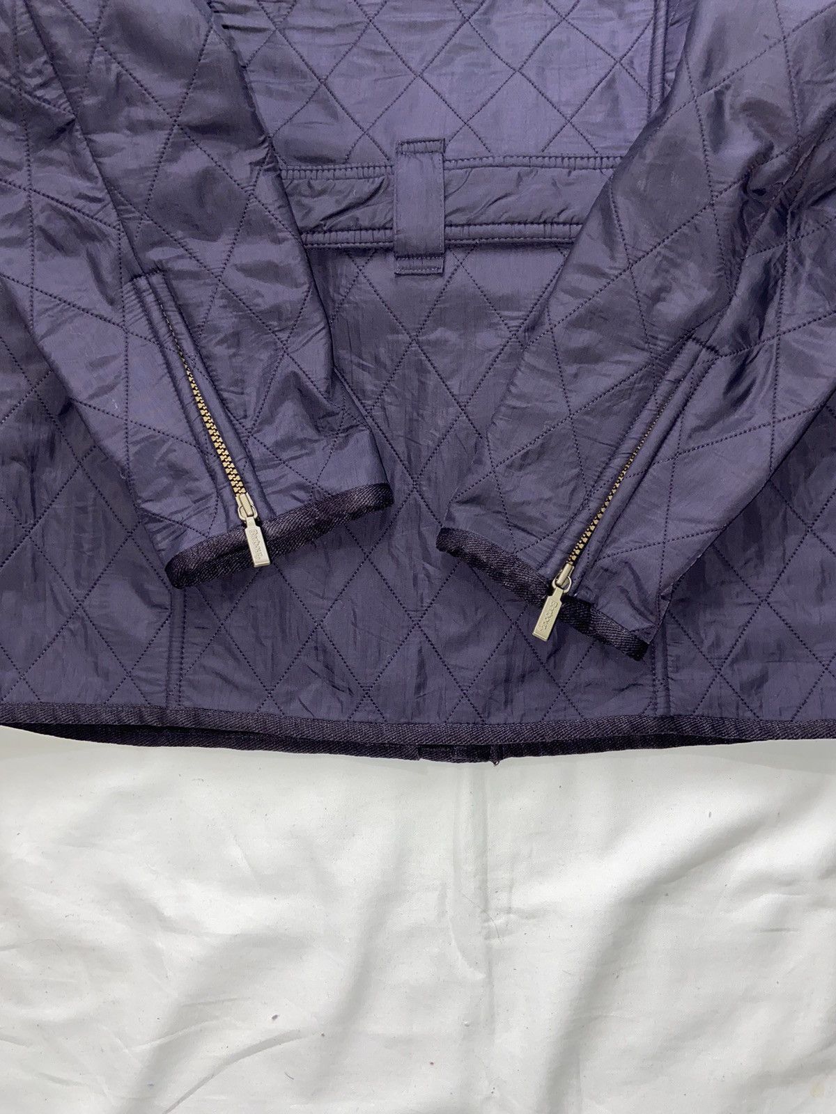 Barbour × Vintage VINTAGE WOMENS BARBOUR INTERNATIONAL JACKET PUFFER LUXURY Size M / US 6-8 / IT 42-44 - 16 Thumbnail