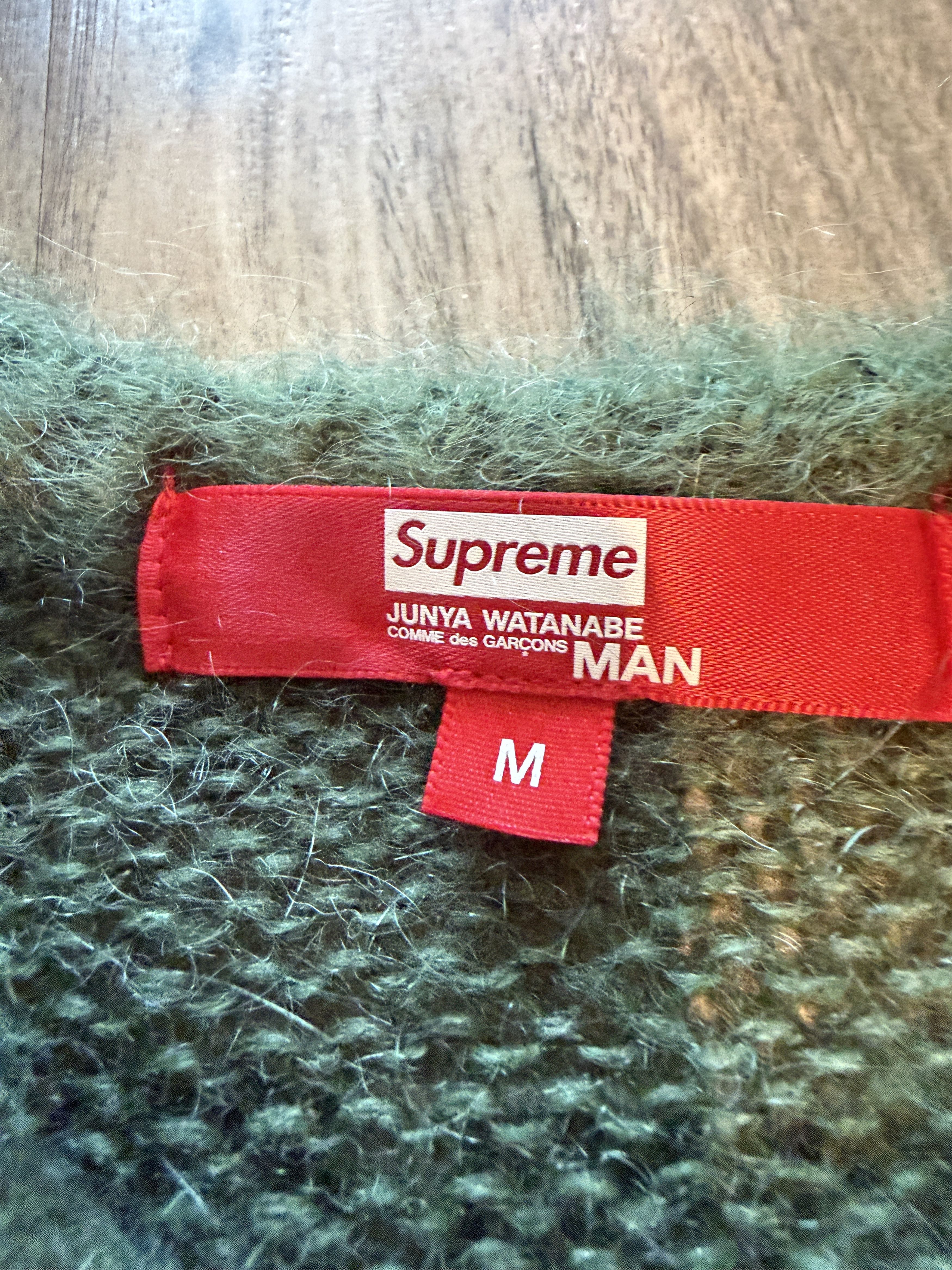 Junya Watanabe × Supreme Supreme CdG Junya Brushed Camo Sweater Size US M / EU 48-50 / 2 - 6 Thumbnail
