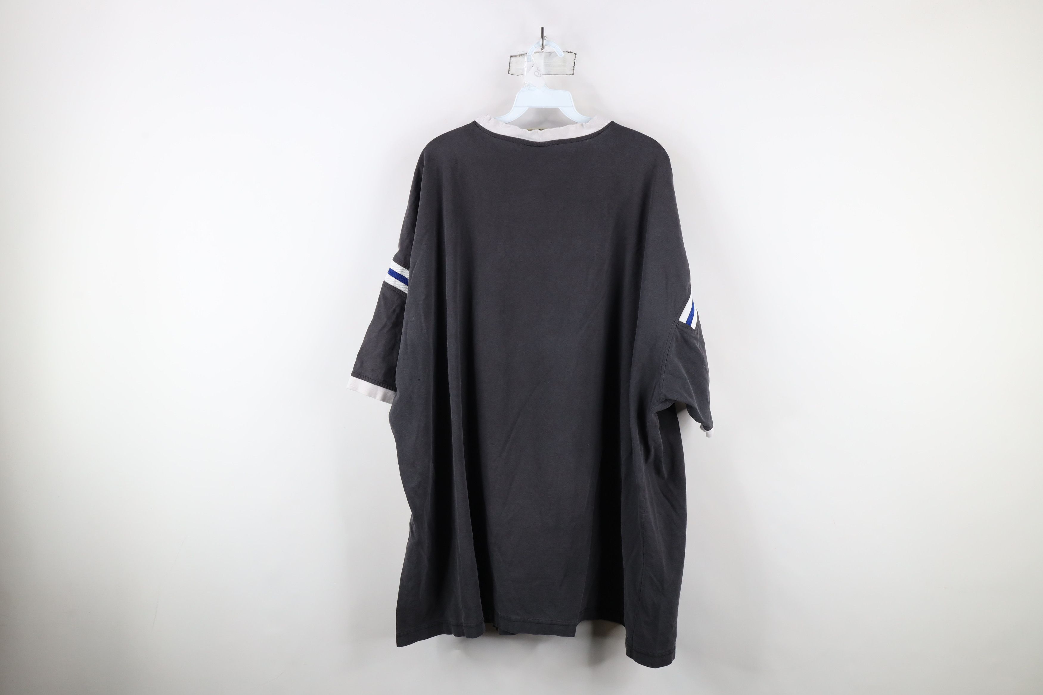 Russell Athletic × Vintage Vintage 90s Russell Athletic Striped Football Jersey T-Shirt Size US XXL / EU 58 / 5 - 13 Thumbnail