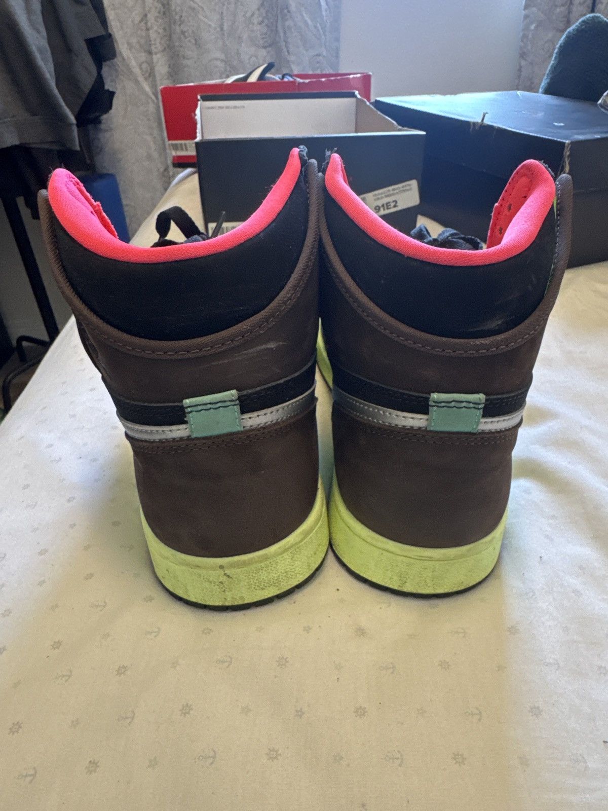 Nike Air Jordan 1 Retro High 'Tokyo Bio Hack' Size US 9.5 / EU 42-43 - 5 Thumbnail