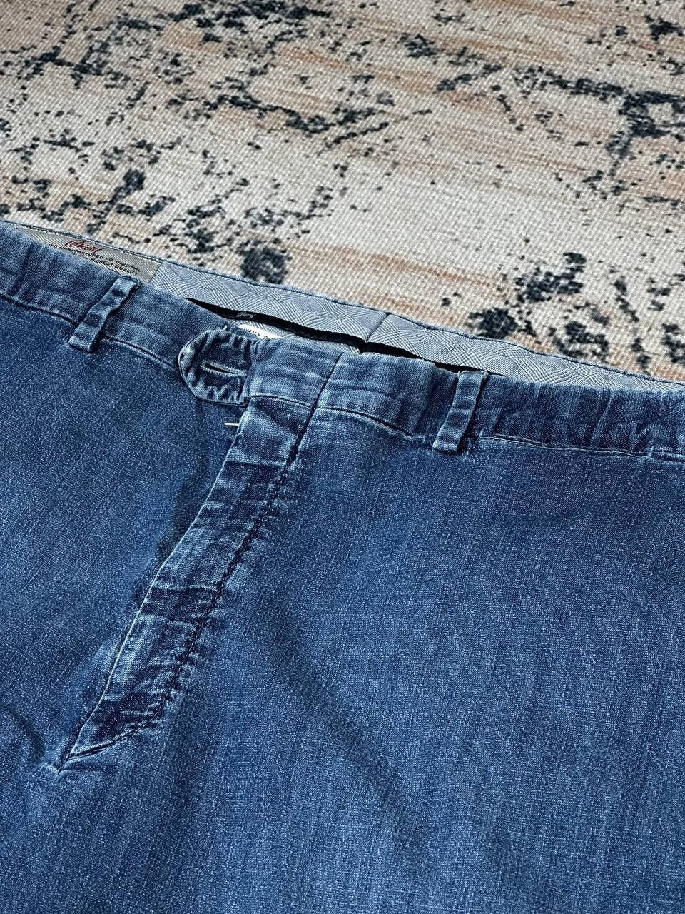 Brioni Brioni Luxury Blue Wide Cotton Casual Denim Pants Size US 38 / EU 54 - 7 Thumbnail