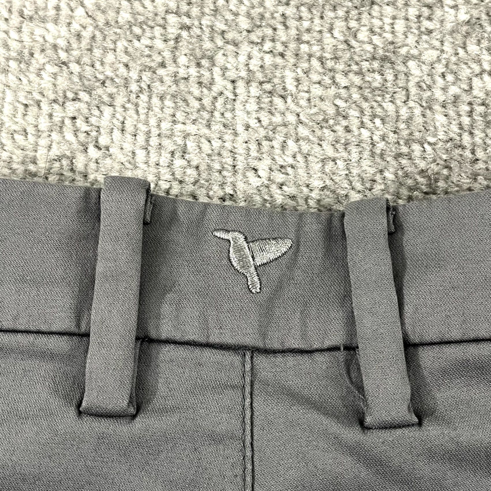 Vintage Bird Dogs Pants 28x28 Gray Chino Straight Lined Performance Golf Stretch Mens Size US 28 / EU 44 - 4 Thumbnail