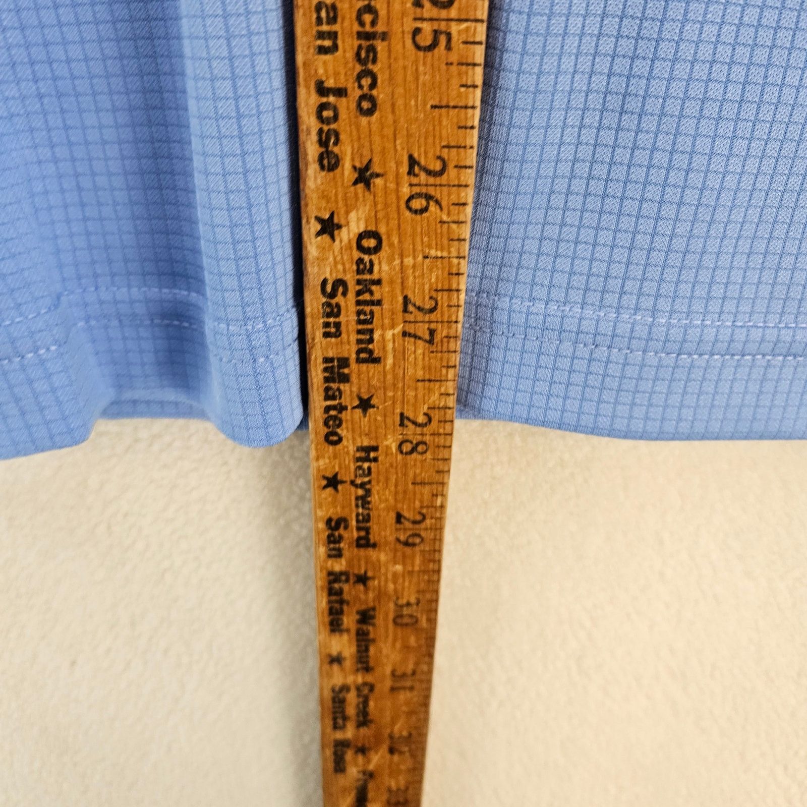 Izod IZOD MEN'S XXL GRID POLO SHIRT RIVIERA BLUE UPF15 COOLING Size US XXL / EU 58 / 5 - 4 Thumbnail