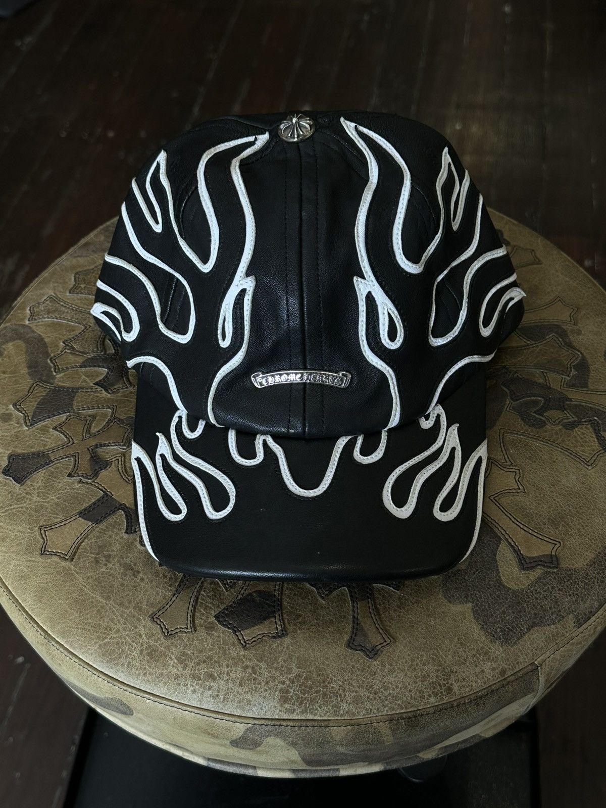 Chrome Hearts CHROME HEARTS 1-1 FLAMES HAT Size ONE SIZE - 1 Thumbnail