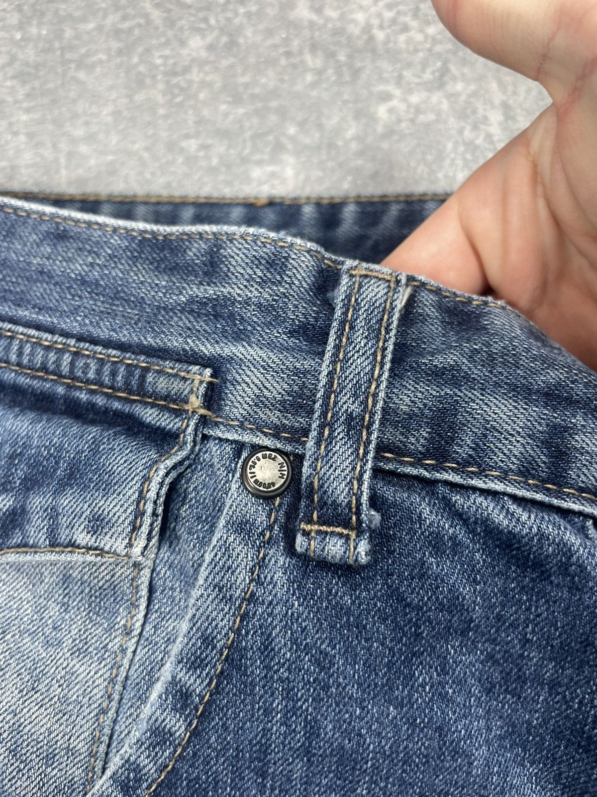 Neighborhood Rare Neighborhood 1997 streetwear denim blue jeans Size US 36 / EU 52 - 6 Thumbnail