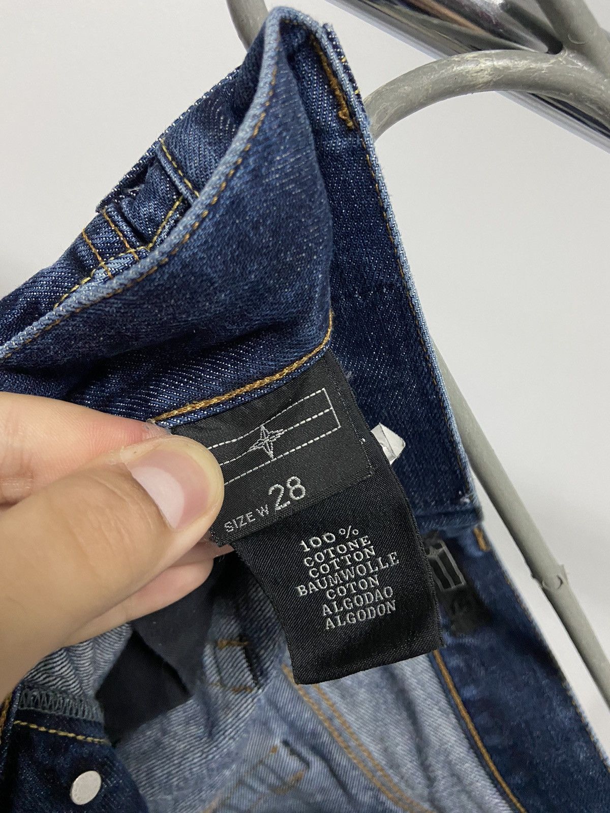 Stone Island × Vintage Stone Island Denims Selvedge Vintage jeans Pants Distressed Size US 28 / EU 44 - 8 Thumbnail