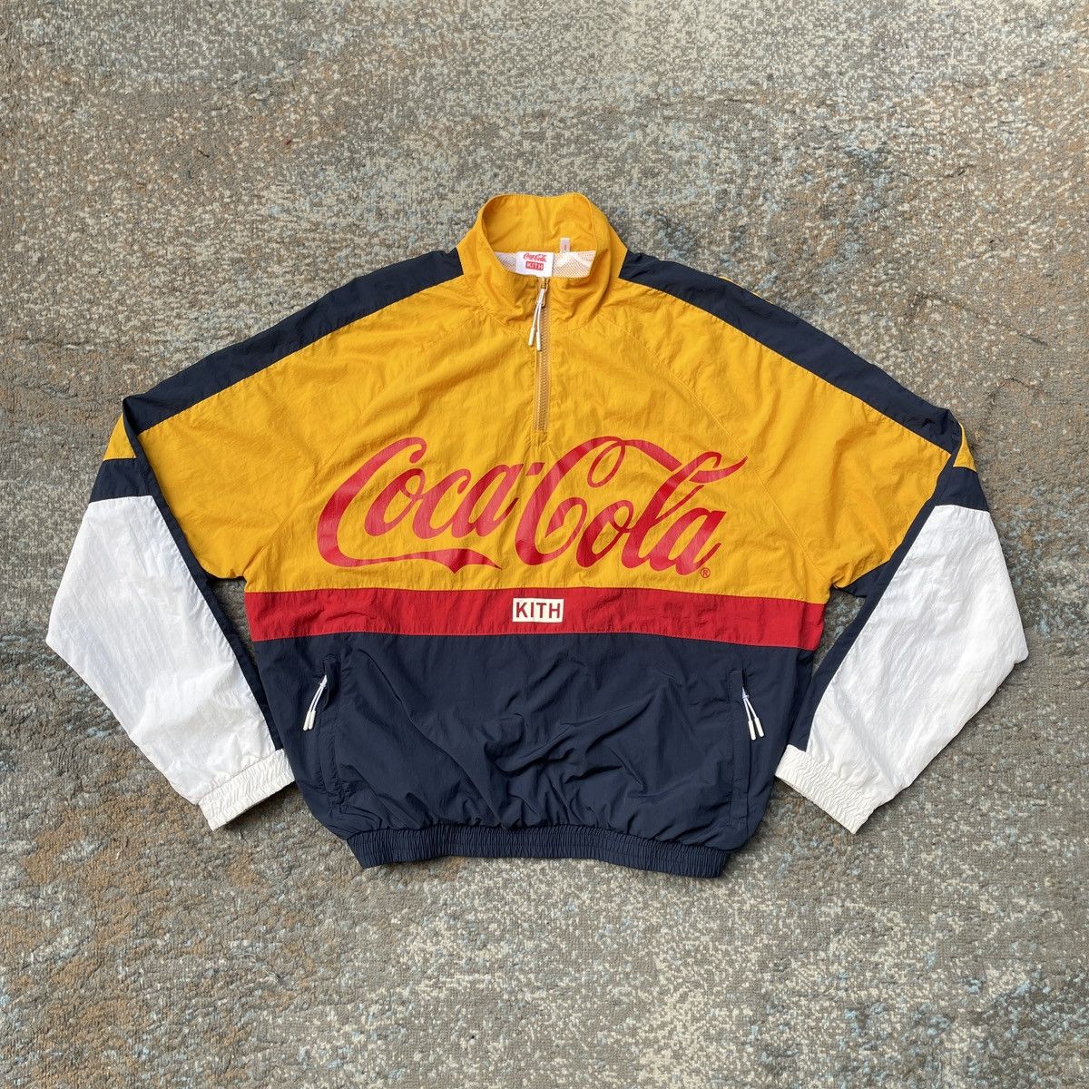 Coca Cola × Kith Kith x Coca Cola 1/4 Nylon Zip Jacket Size US M / EU 48-50 / 2 - 2 Thumbnail