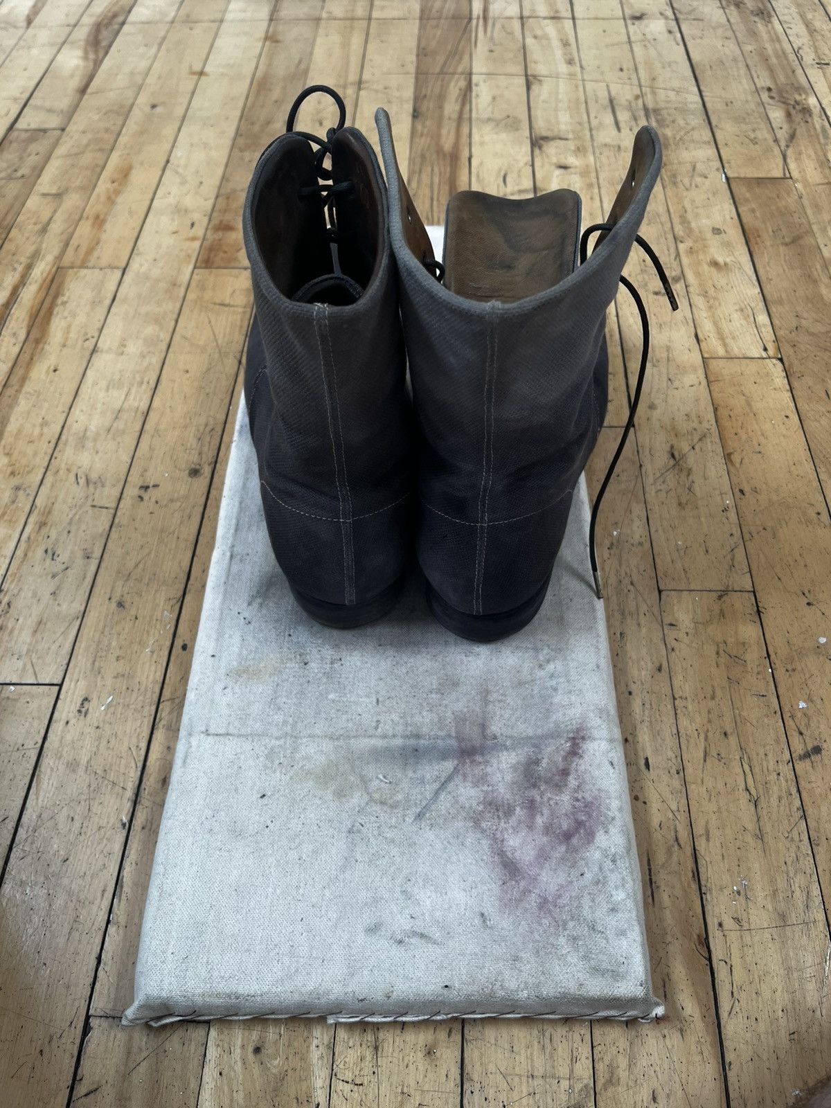 A1923 A diciannoveventitre cotton canvas boots Size US 9.5 / EU 42-43 - 5 Thumbnail
