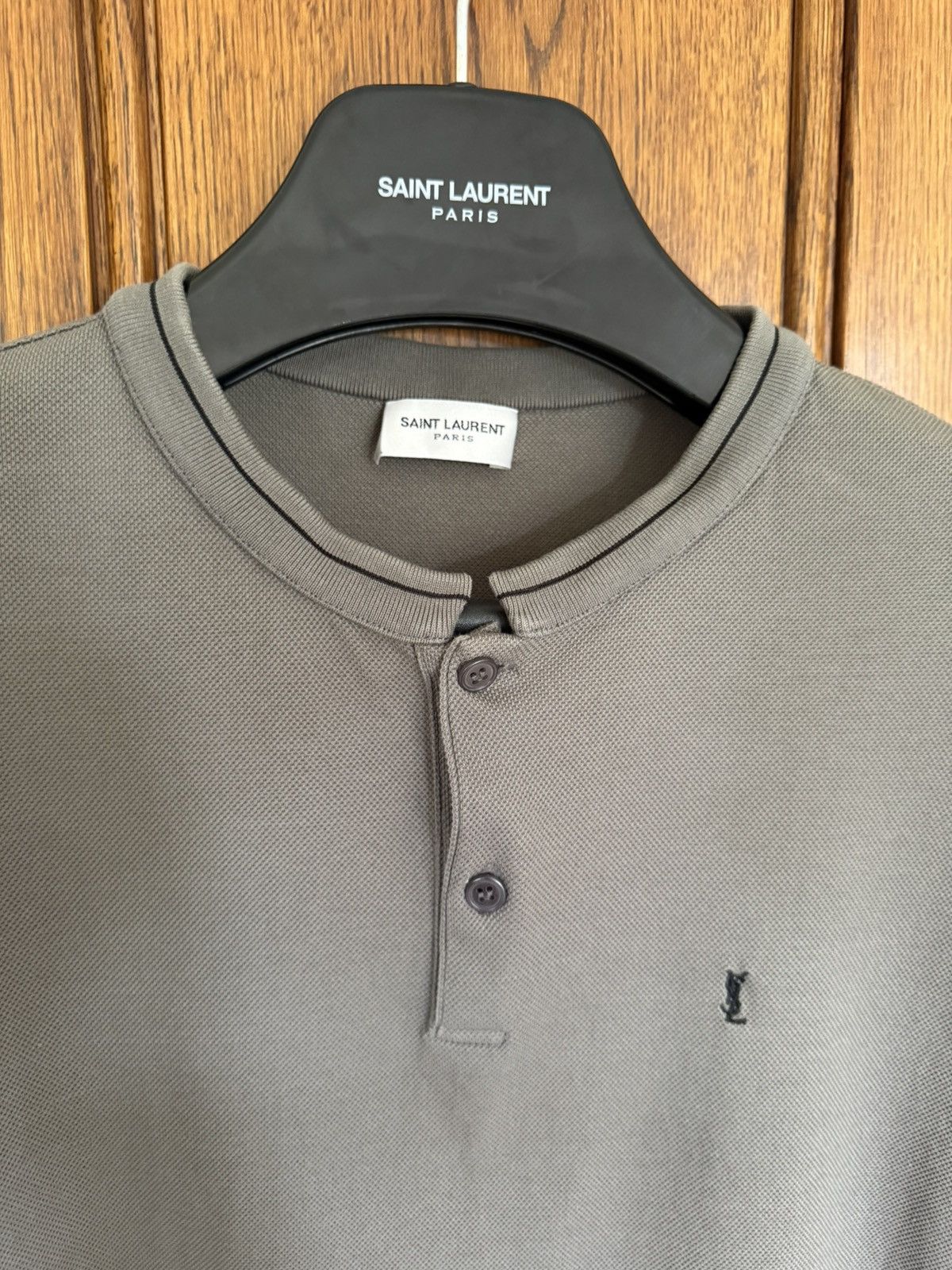 Saint Laurent Paris SS13 Saint Laurent ysl logo Cassandre polo t shirt Hedi Size US S / EU 44-46 / 1 - 9 Thumbnail