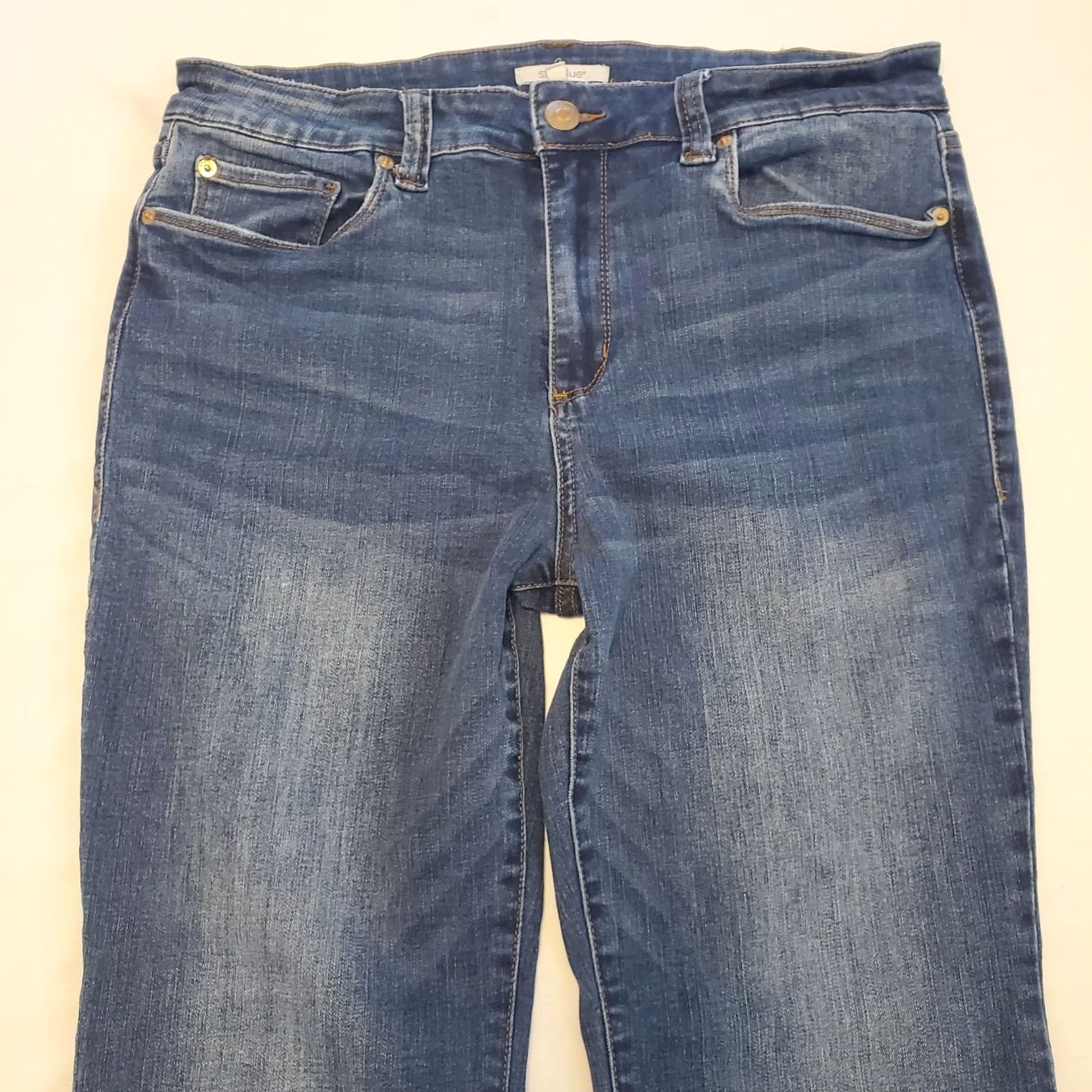Vintage STS Blue Jeans Womens Sz 32P High-Rise Boot Cut Mandy Jeans Medium Wash Size 24" / US 00 / IT 34 - 4 Thumbnail