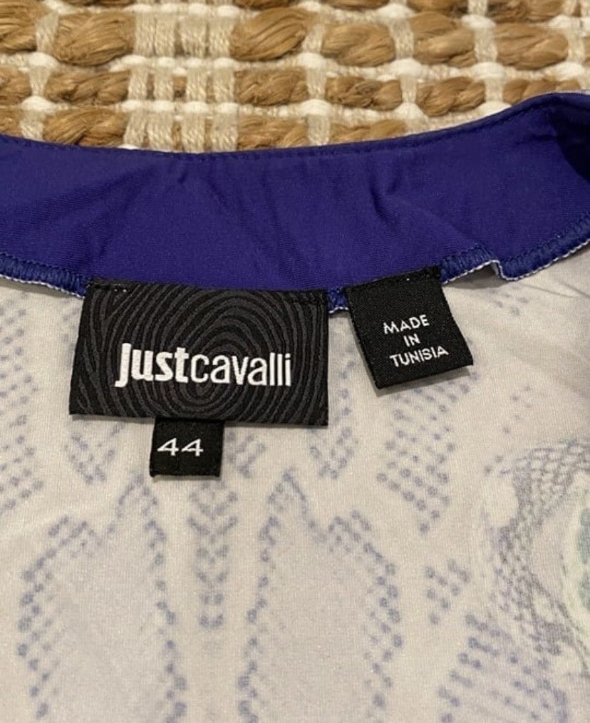 Just Cavalli Authentic Just Cavalli Purple Snakeskin Print Midi Dress Size M / US 6-8 / IT 42-44 - 8 Thumbnail