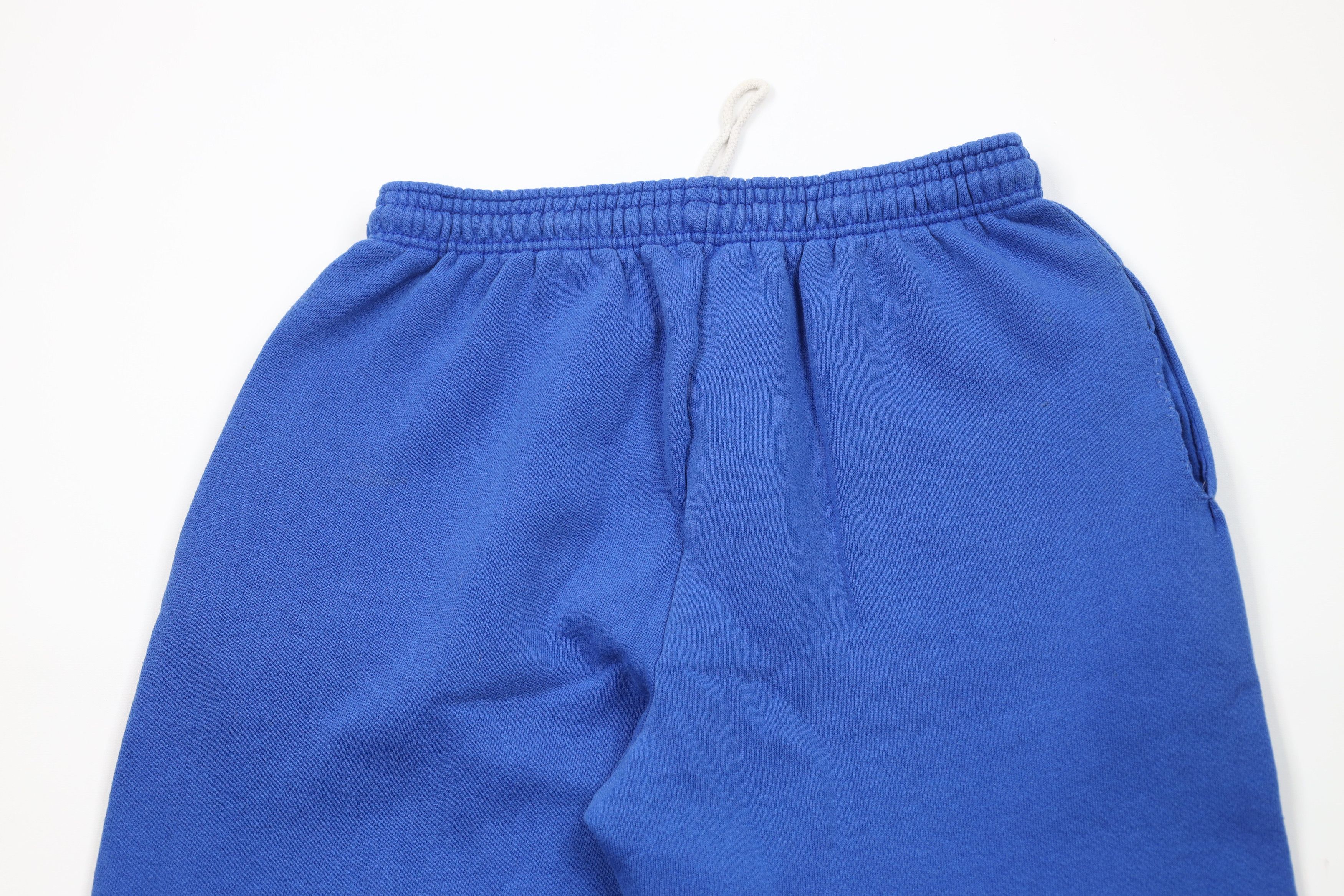 Vintage Vintage 90s Streetwear Cuffed Sweatpants Joggers Blue USA Size US 36 / EU 52 - 10 Thumbnail