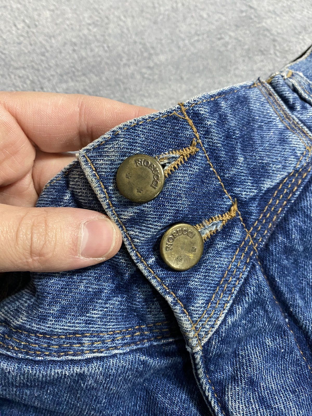 Fiorucci Vintage 90s Fiorucci Jeans High Rise Tapered denim Size US 31 - 11 Thumbnail