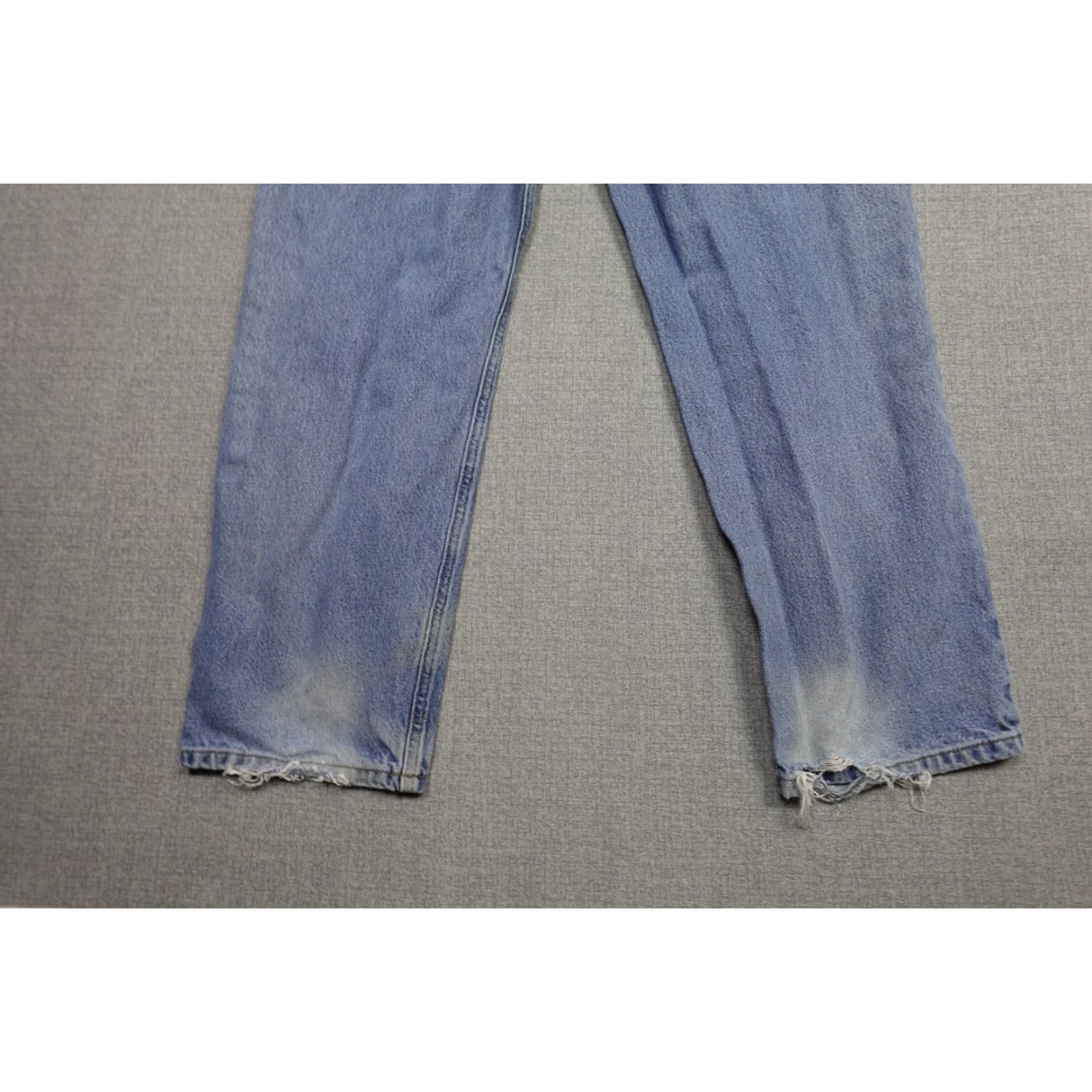 Carhartt Carhartt Jeans Mens 40x30 Blue Relaxed Fit Regular Fit Light Wash Denim Straight 5-Pocket USA B17 DST Men’s Jeans Size US 40 / EU 56 - 6 Thumbnail