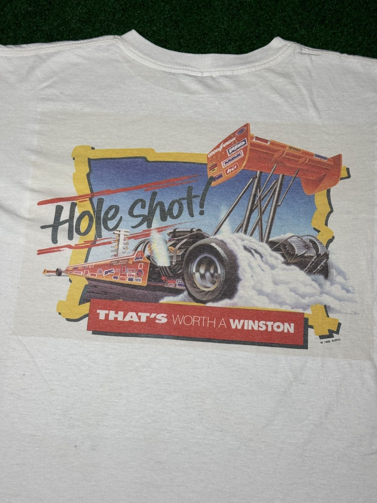 Vintage Vintage 90s NHRA Houston Drag Racing Winston 1993 XL T Shirt Size US XL / EU 56 / 4 - 4 Thumbnail