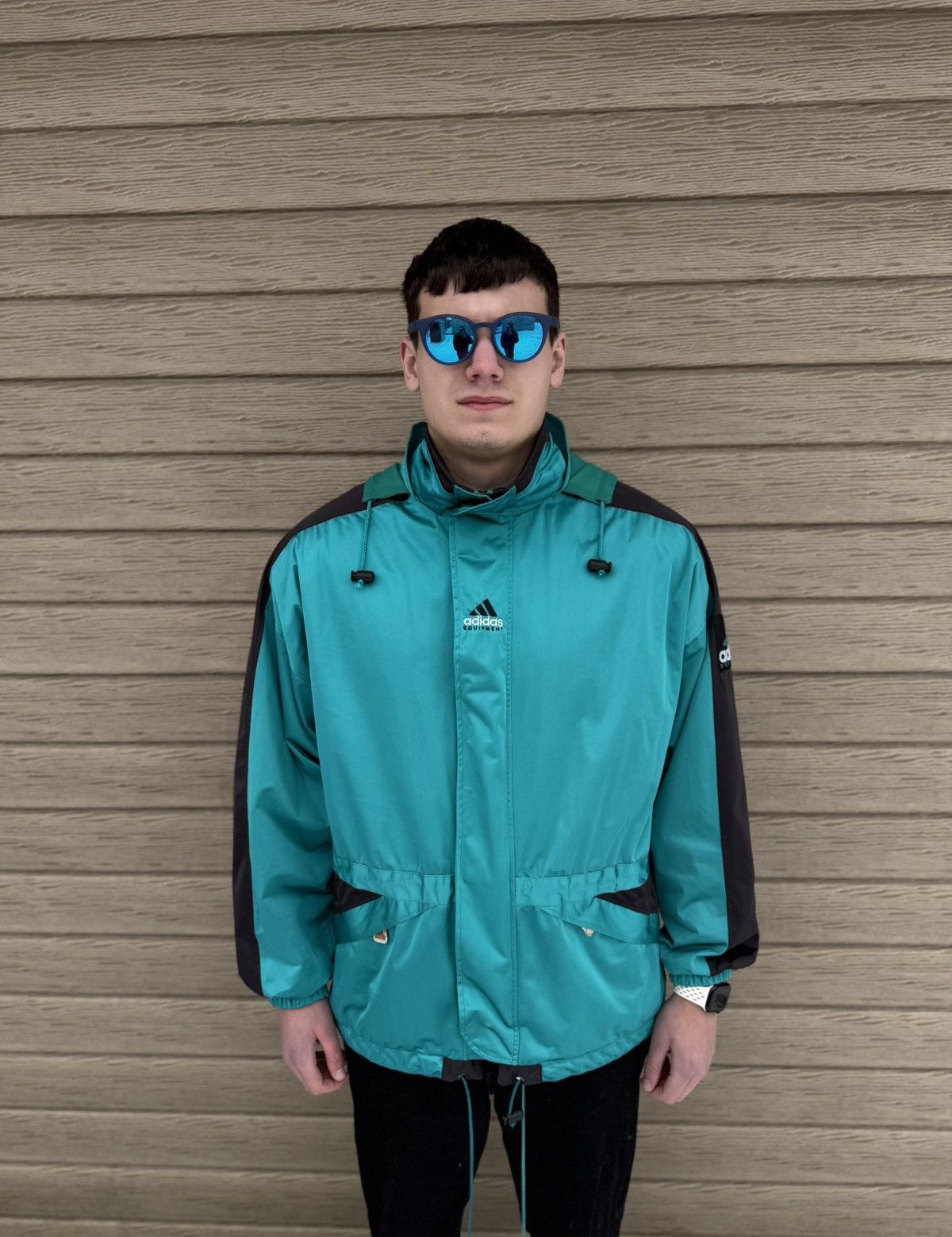 Adidas Vintage Adidas Equipment Aditex Jacket Men M Made In France Size US M / EU 48-50 / 2 - 1 Thumbnail