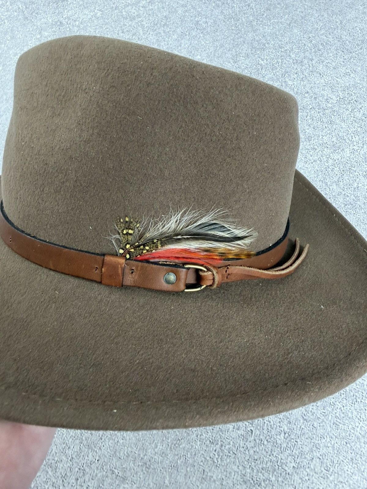 Vintage Vintage Koolah Merino Western Hat Made in USA Size S Size ONE SIZE - 6 Thumbnail