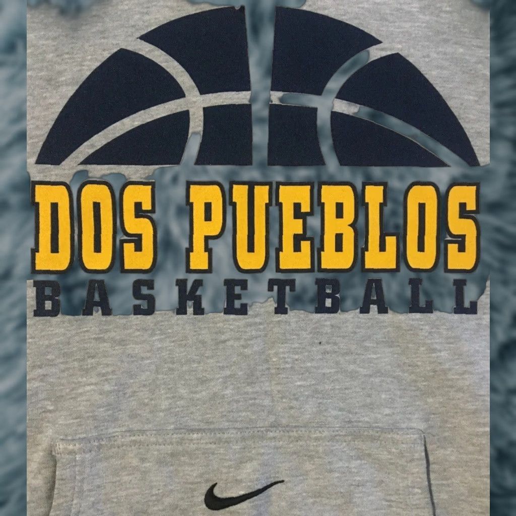 Travis Scott Vtg Nike Center Swoosh Dos Pueblos Basketball Faded Hoodie L Travis Scott Grunge Size US L / EU 52-54 / 3 - 1 Thumbnail