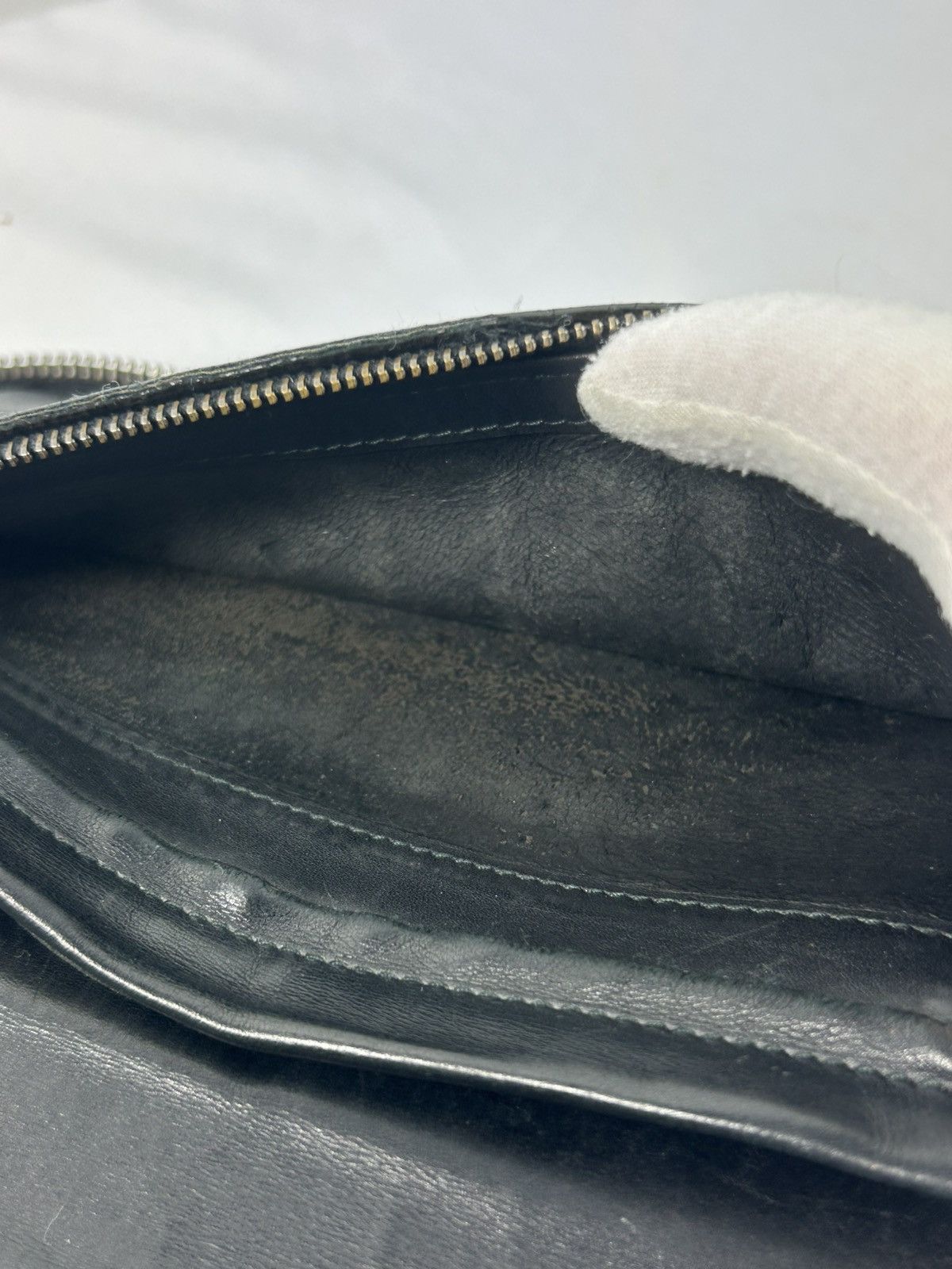 Bottega Veneta Bottega Veneta Black Leather Zippy Wallet - Clutch Size ONE SIZE - 7 Thumbnail