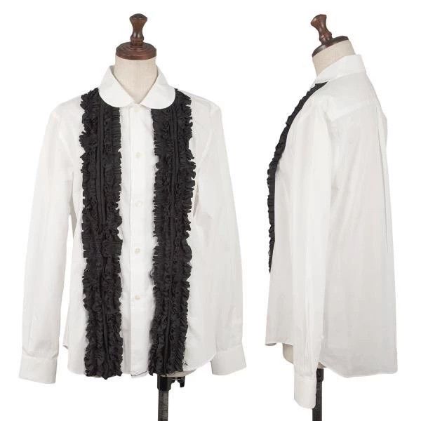 Comme des Garcons Comme Des Garcons Vintage White Lace Shirt Top Size M / US 6-8 / IT 42-44 - 1 Thumbnail