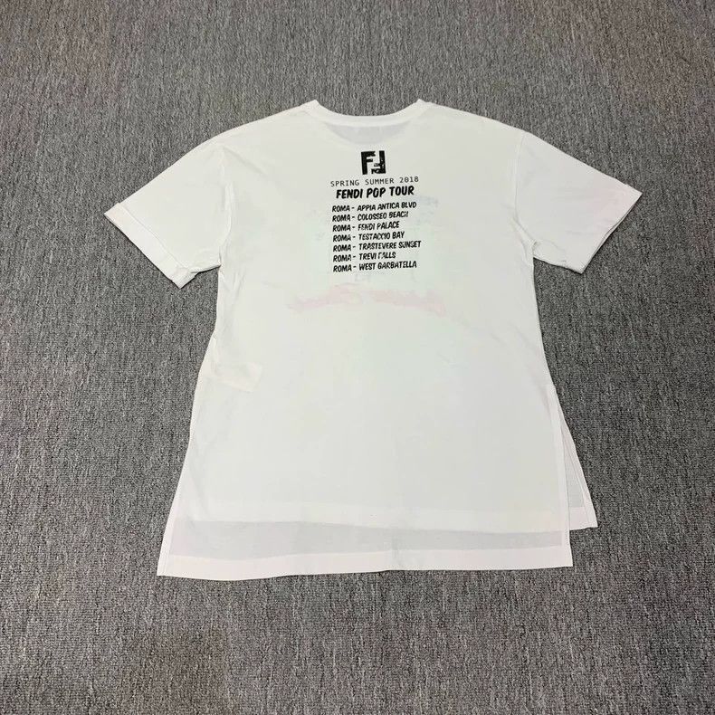 Fendi Fendi Sequin Palm Tree Graphic Short Sleeve TShirt Size S / US 4 / IT 40 - 2 Thumbnail