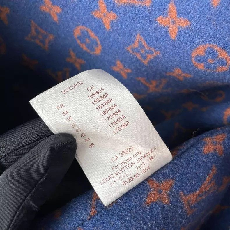 Louis Vuitton Louis Vuitton Blue cashmere coat Size XS / US 0-2 / IT 36-38 - 7 Thumbnail