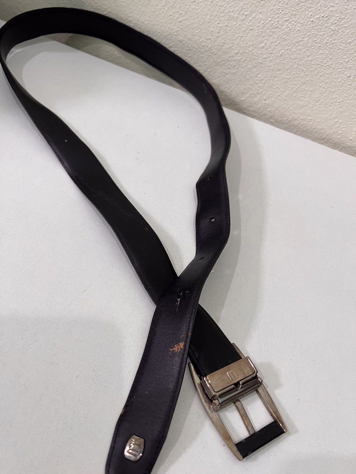 Leather Dunhill Formal Buckle Belt Size ONE SIZE - 10 Thumbnail