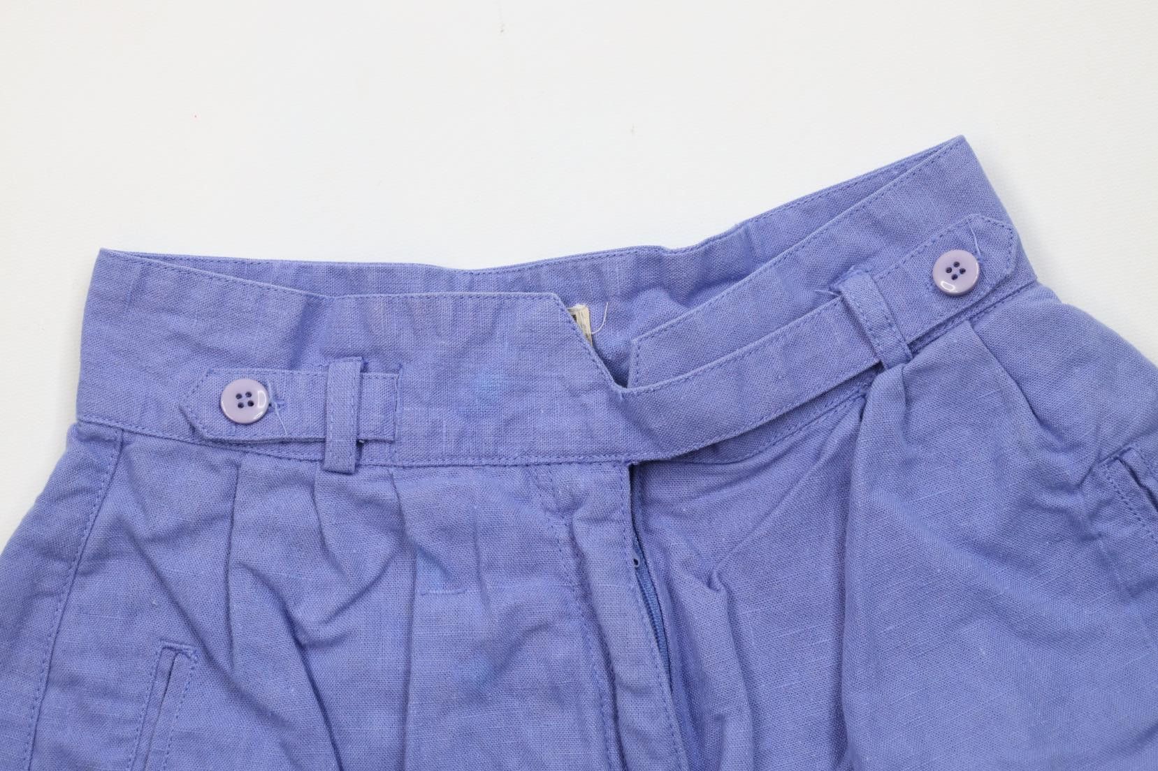 Vintage Vintage 90s Streetwear Linen Blend Gurkha Safari Shorts Size 24" / US 00 / IT 34 - 2 Thumbnail