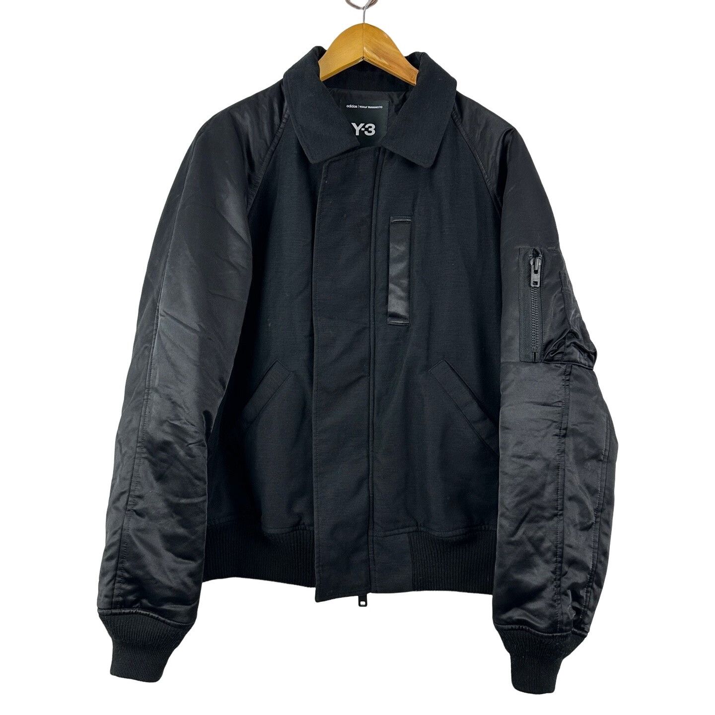 Y-3 Y-3 Paneled Mixed Media Jacket Size M Size US M / EU 48-50 / 2 - 1 Thumbnail