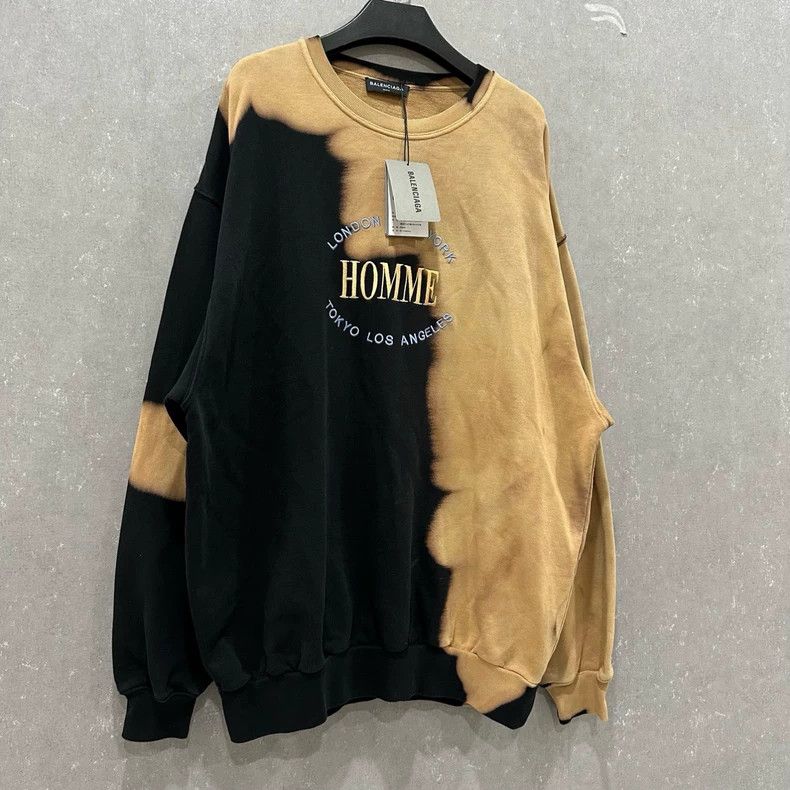Balenciaga Balenciaga Dyed Rendered Homme Sweater (Size M) New with T Size US M / EU 48-50 / 2 - 3 Thumbnail