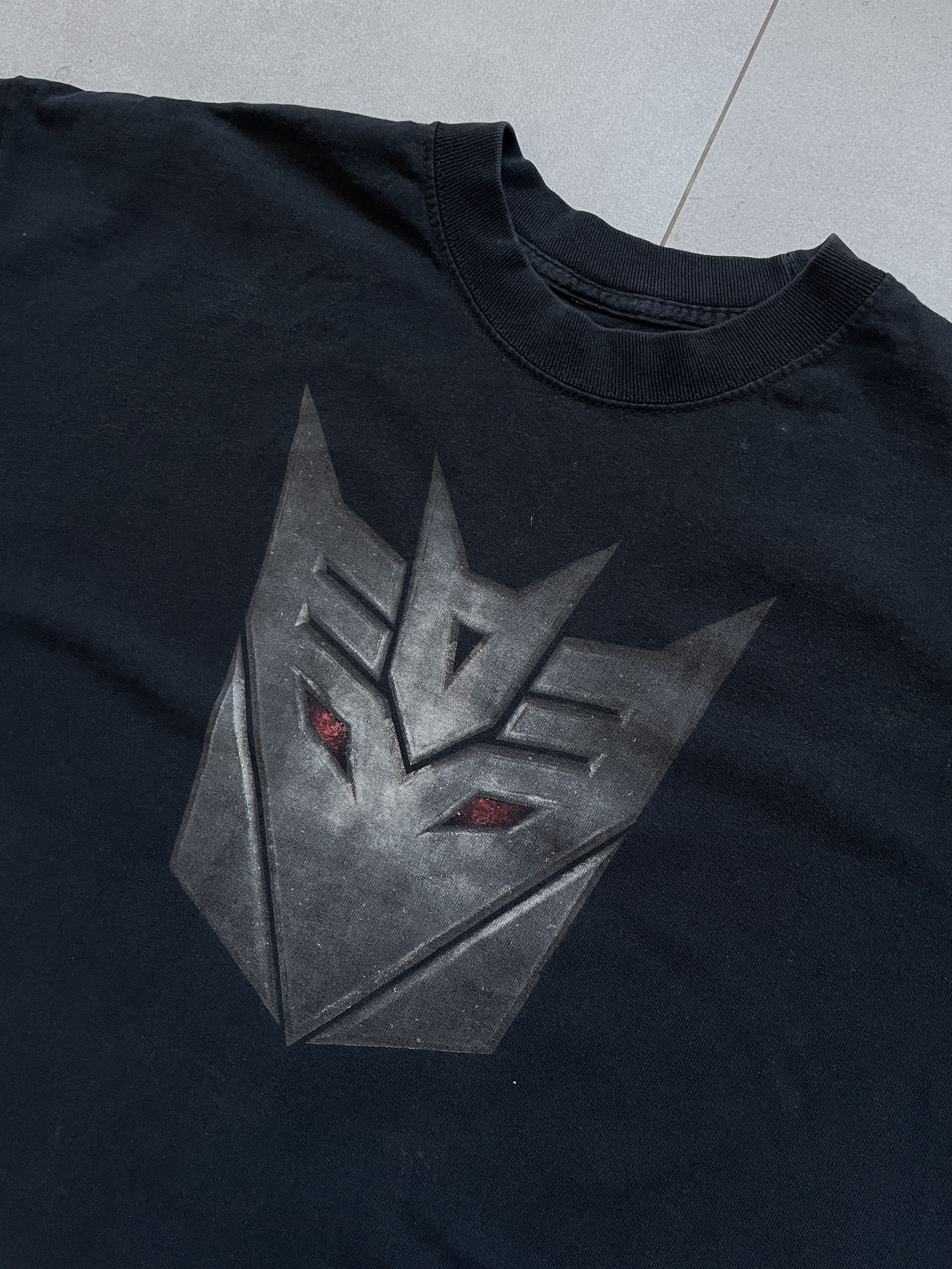 Transformers Y2K '07 TRANSFORMERS MOVIE DECEPTICON PROMO BLACK WASHED TEE Size US XL / EU 56 / 4 - 2 Thumbnail