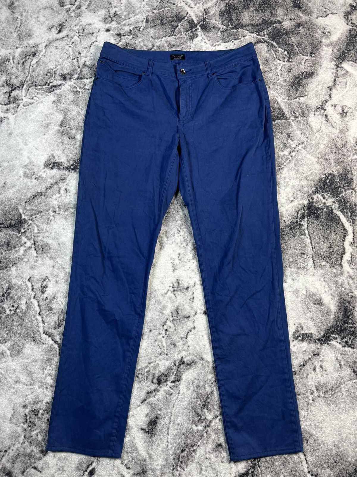Armani Armani Jeans Blue Pants W38 Slim Fit Size US 38 / EU 54 - 2 Thumbnail
