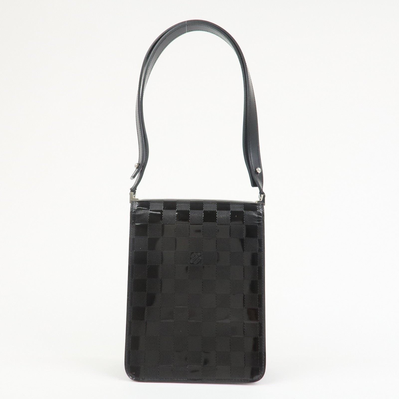 Louis Vuitton Louis Vuitton Damier Vernis Club Shoulder Bag Patent Black Size ONE SIZE - 2 Thumbnail